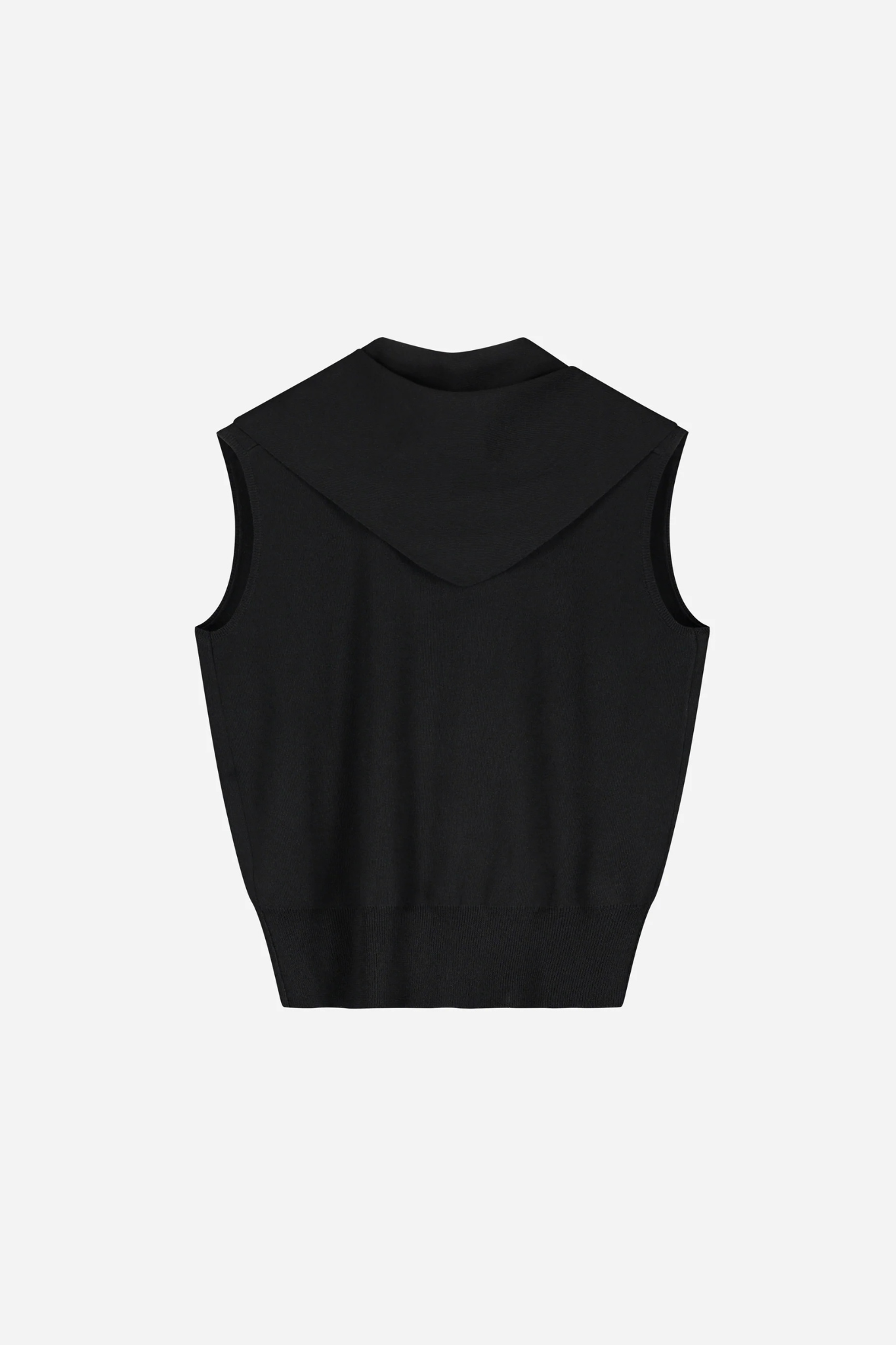 NIKA SCARF TOP - BLACK