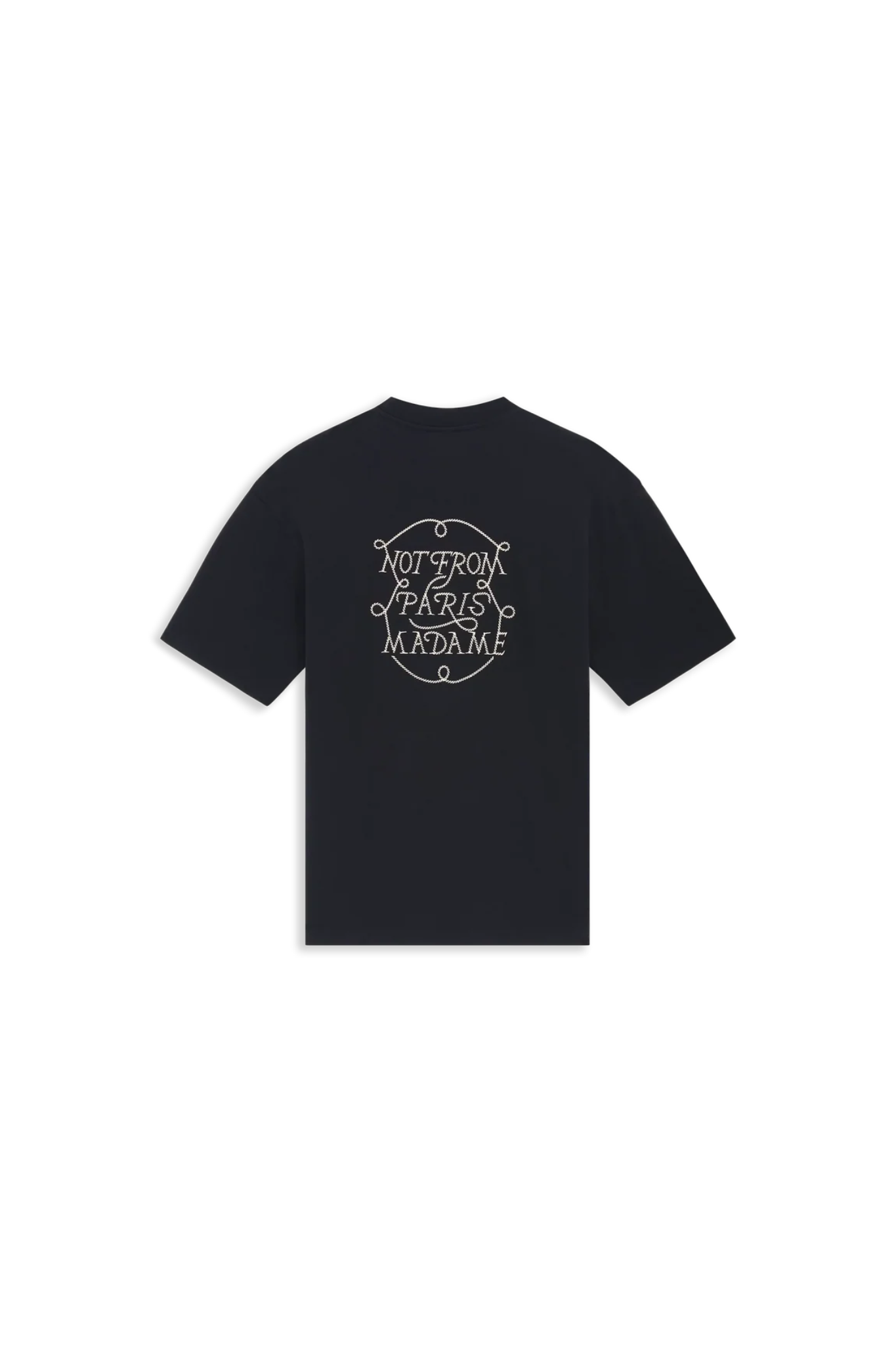 LE T-SHIRT SLOGAN TRESSES - BLACK