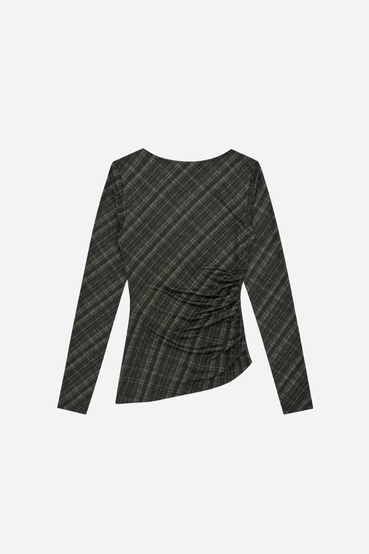 LILA MESH TOP - BLACK CHECKED
