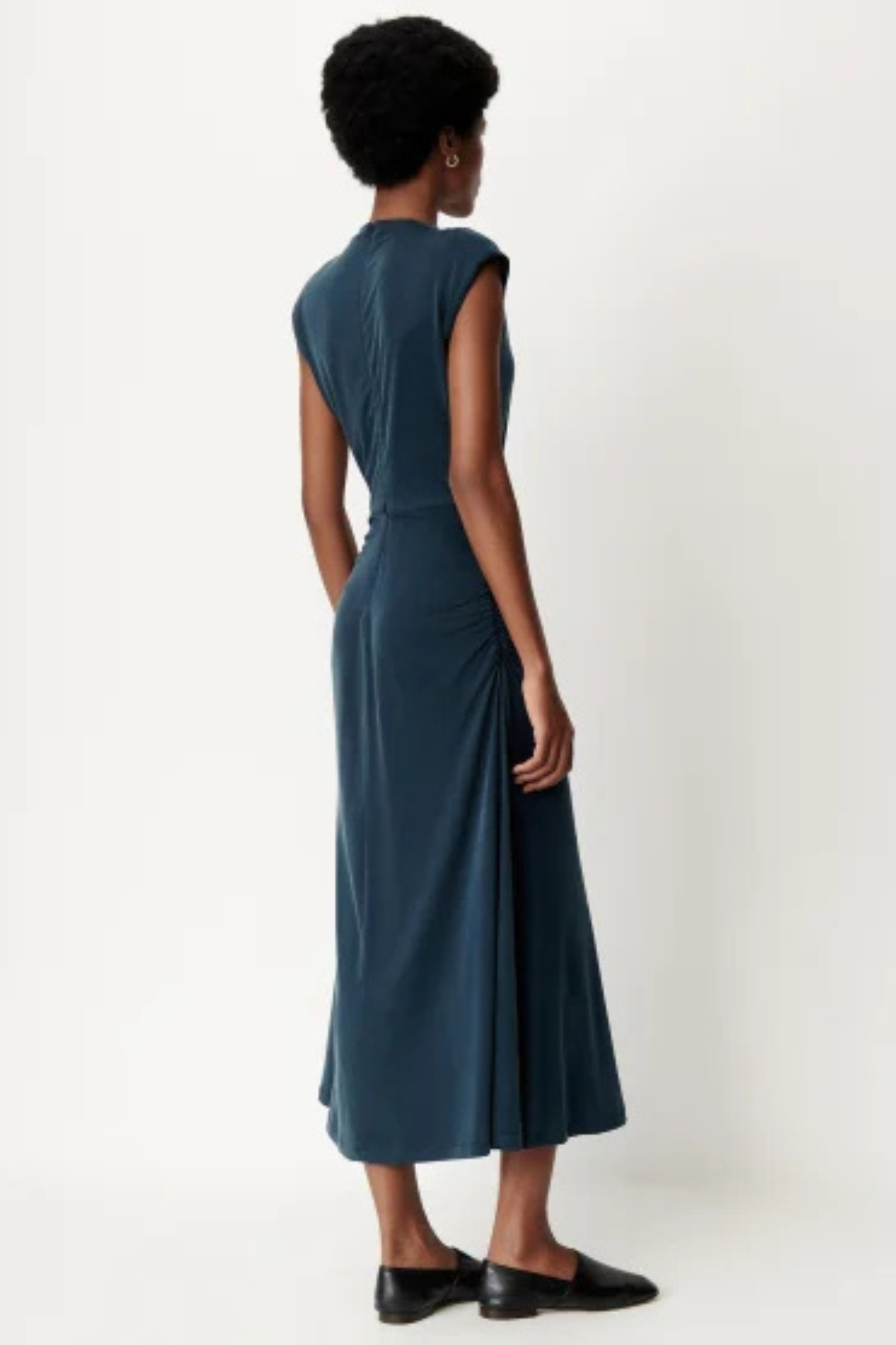 RITESSA GATHERED DRESS - PAONEA