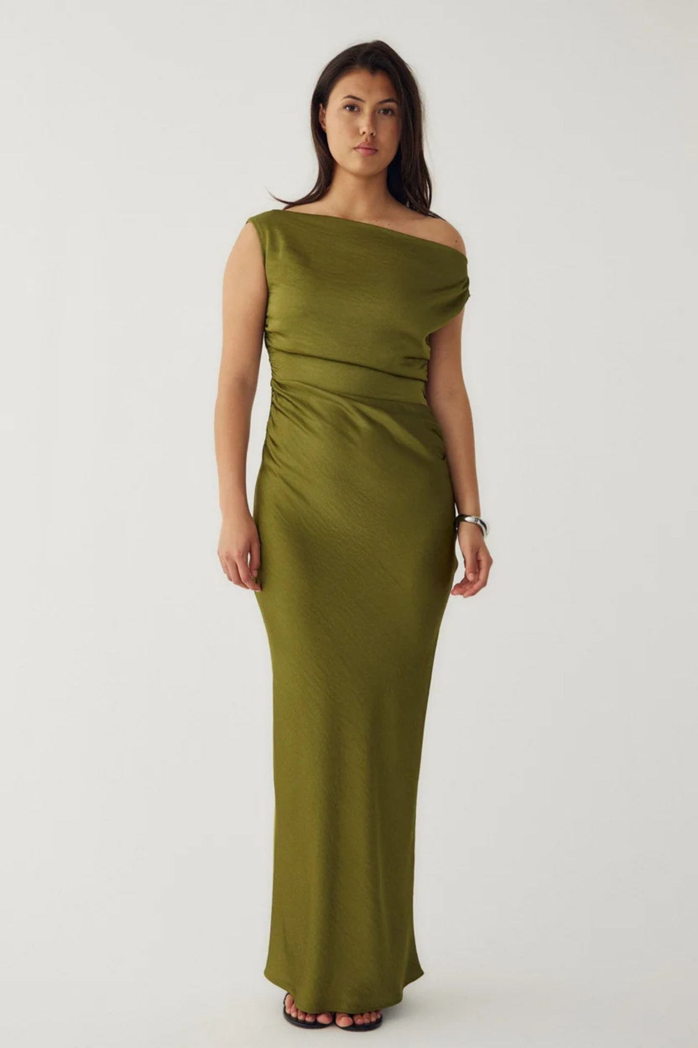 MIGNONETTE DRESS - GUACAMOLE