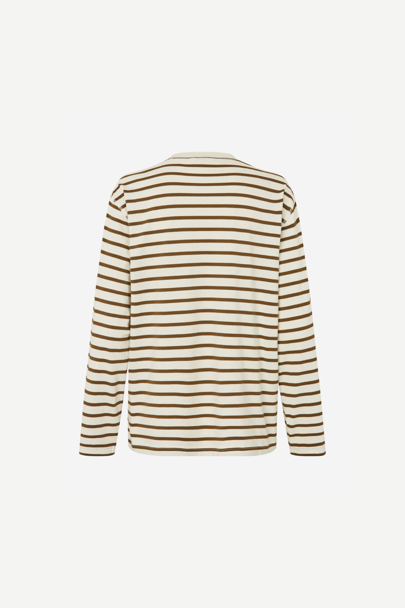 KULLA LS STRIPE T-SHIRT - OLIVE BIRCH STRIPE