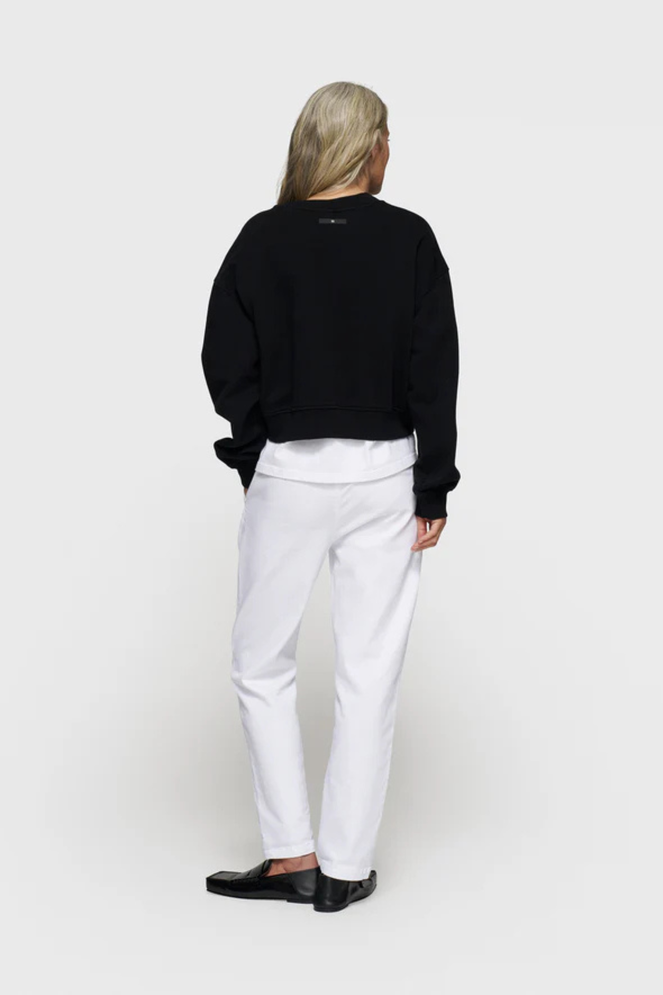 CROPPED SWEATER 10 - BLACK