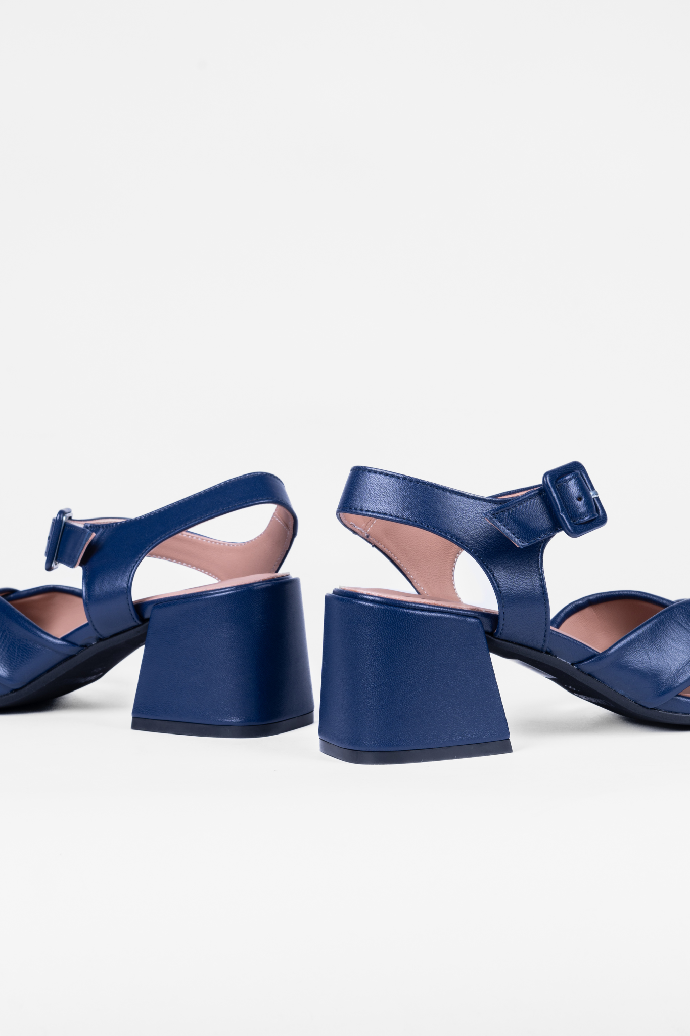 NEW CARRY CROSS HEELS - BLUE