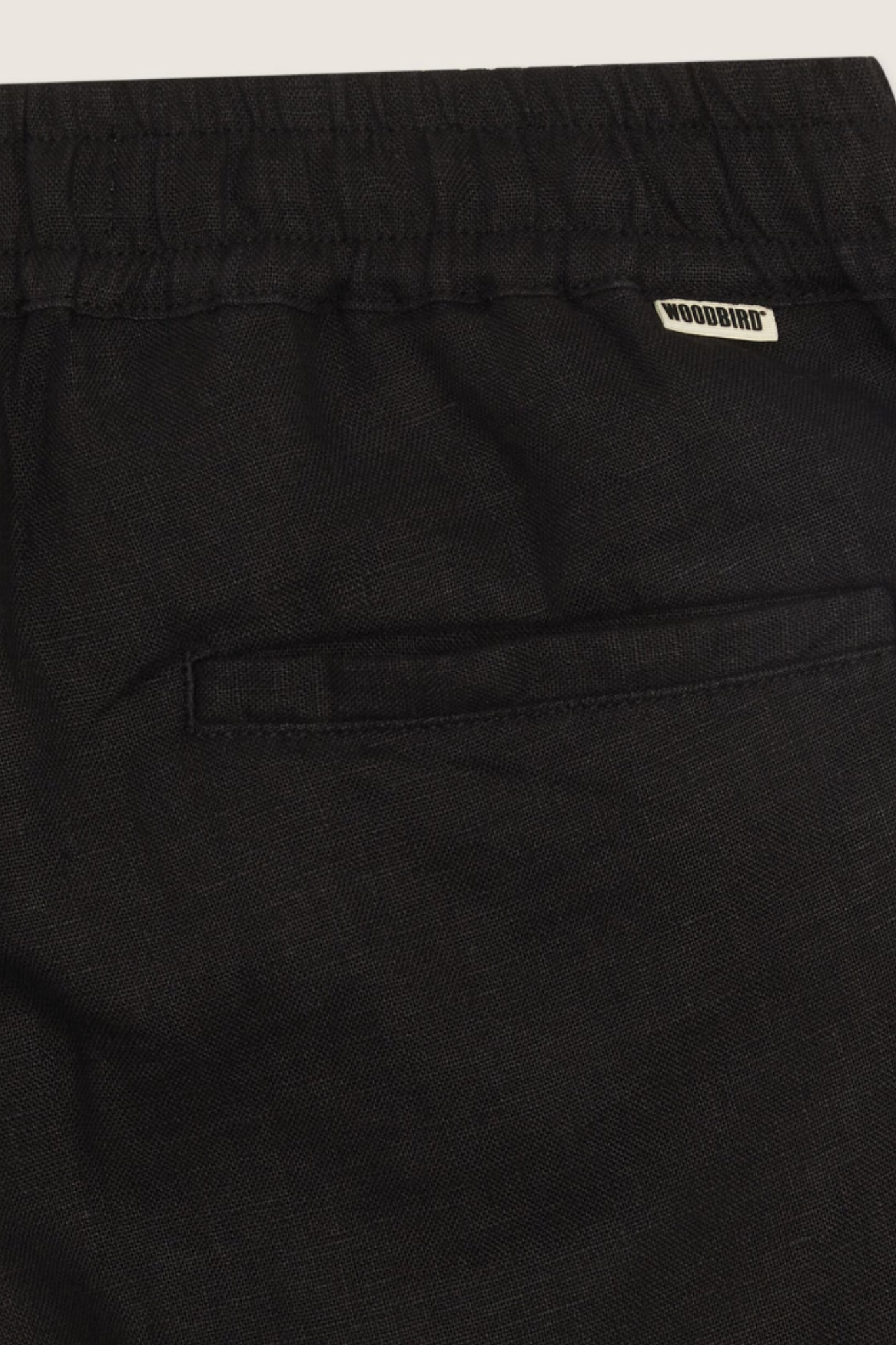 BEIK LINEN PANTS - BLACK