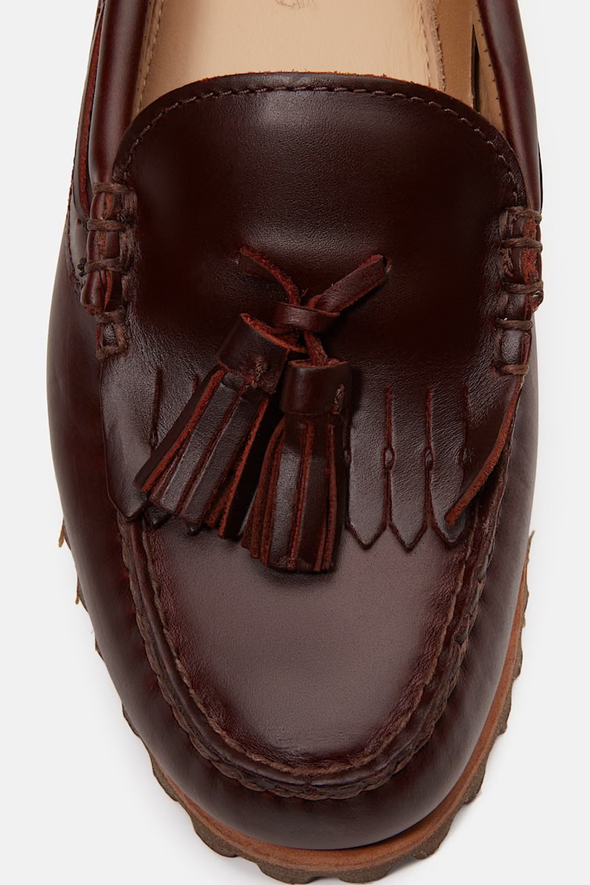 LOAFER WOMEN SHOES - BURGUNDY FULL GRAIN
