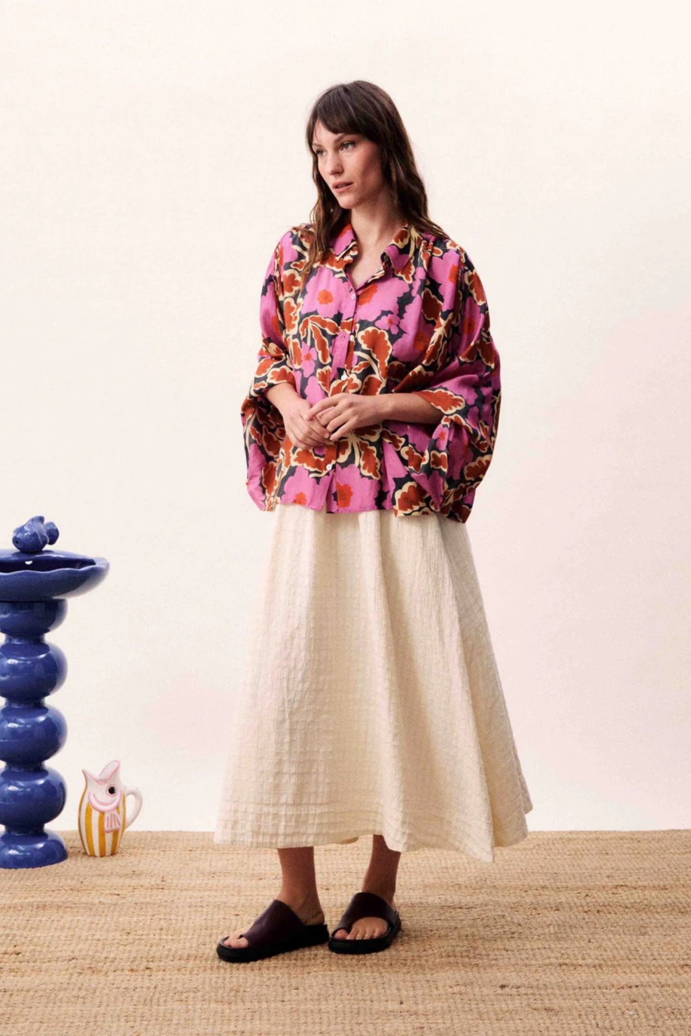 CLOUDIA SKIRT - BUTTER