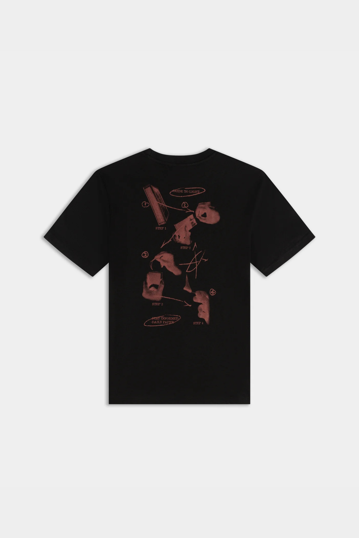 GUIDE TO LIGHT SS T-SHIRT - BLACK
