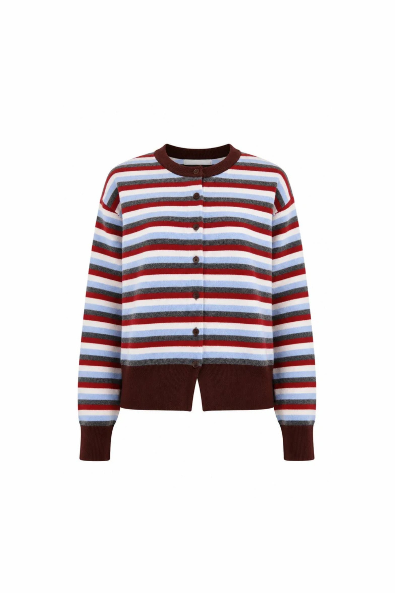 SHIBUYA SET CARDIGAN SCARF - RED
