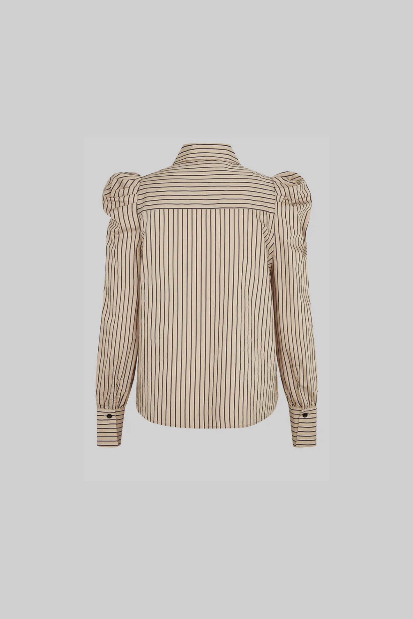 SERINA SLIM SHIRT - CAMEL