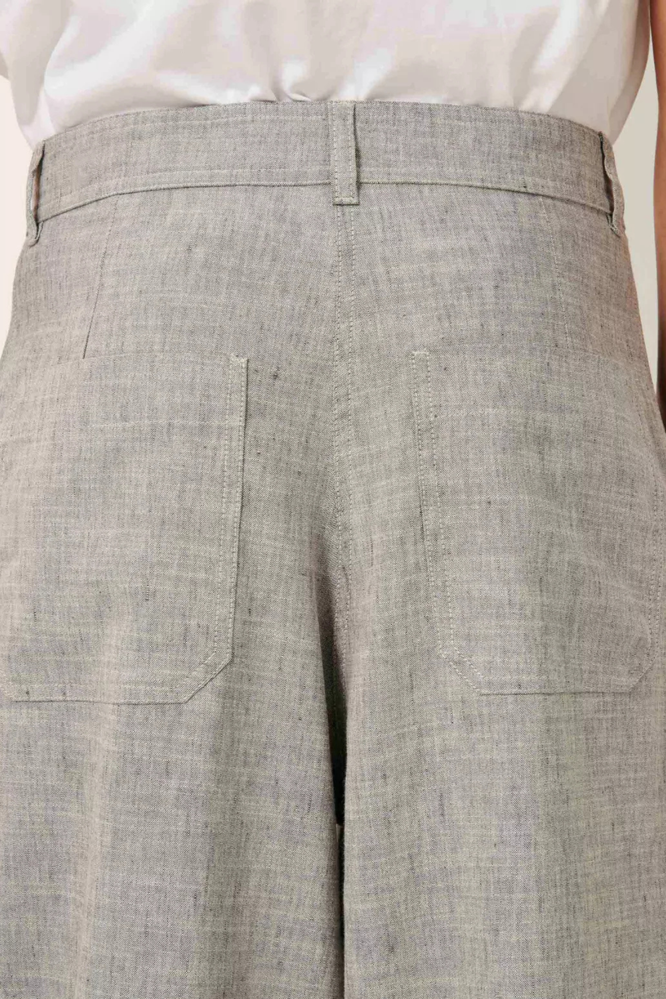 DASUM WIDE PANTS - GREY