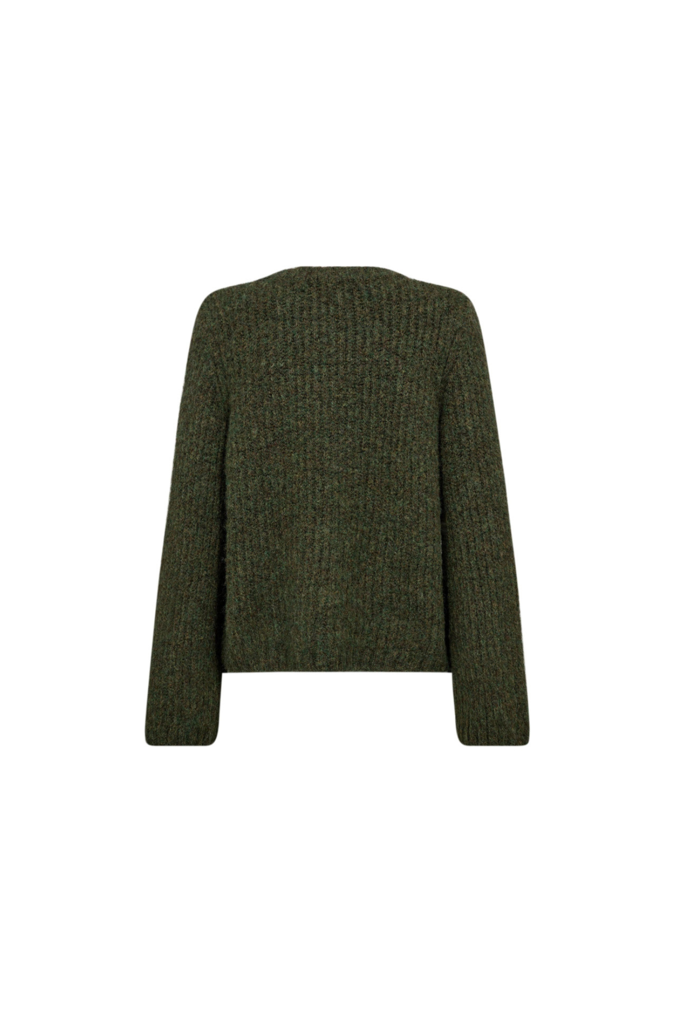 CHARLIE V-CARDIGAN - MILITARY OLIVE