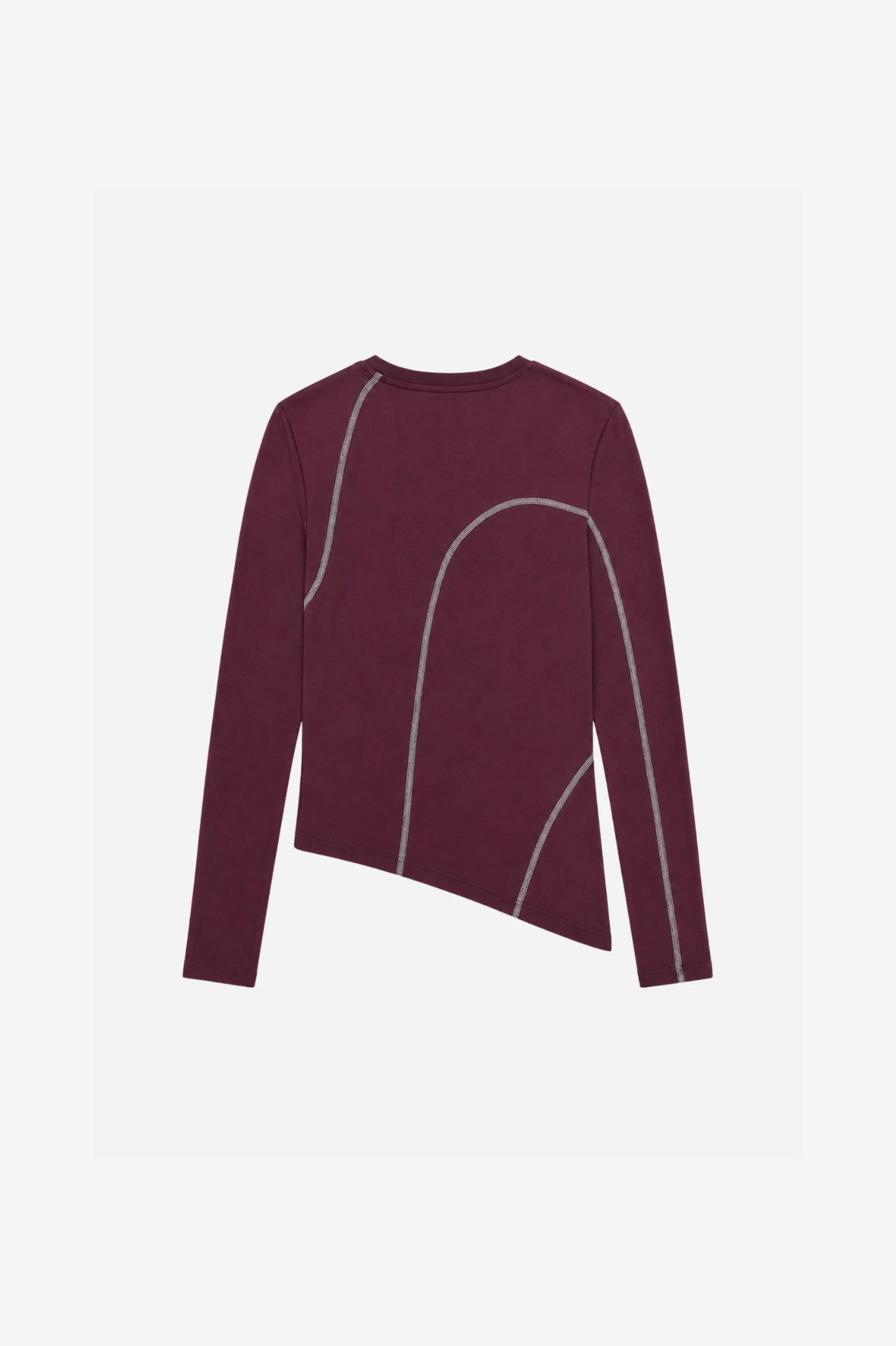 LILA MESH TOP - BORDAUX