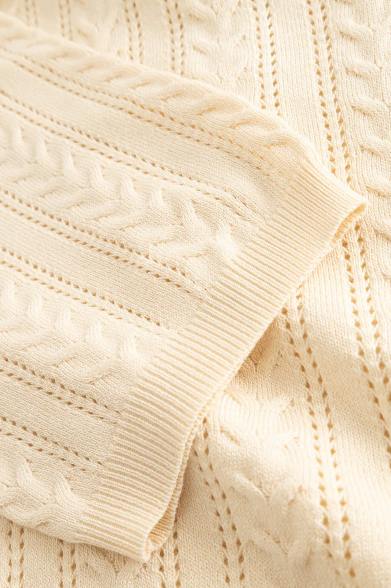 MECCA KNIT POLO - IVORY