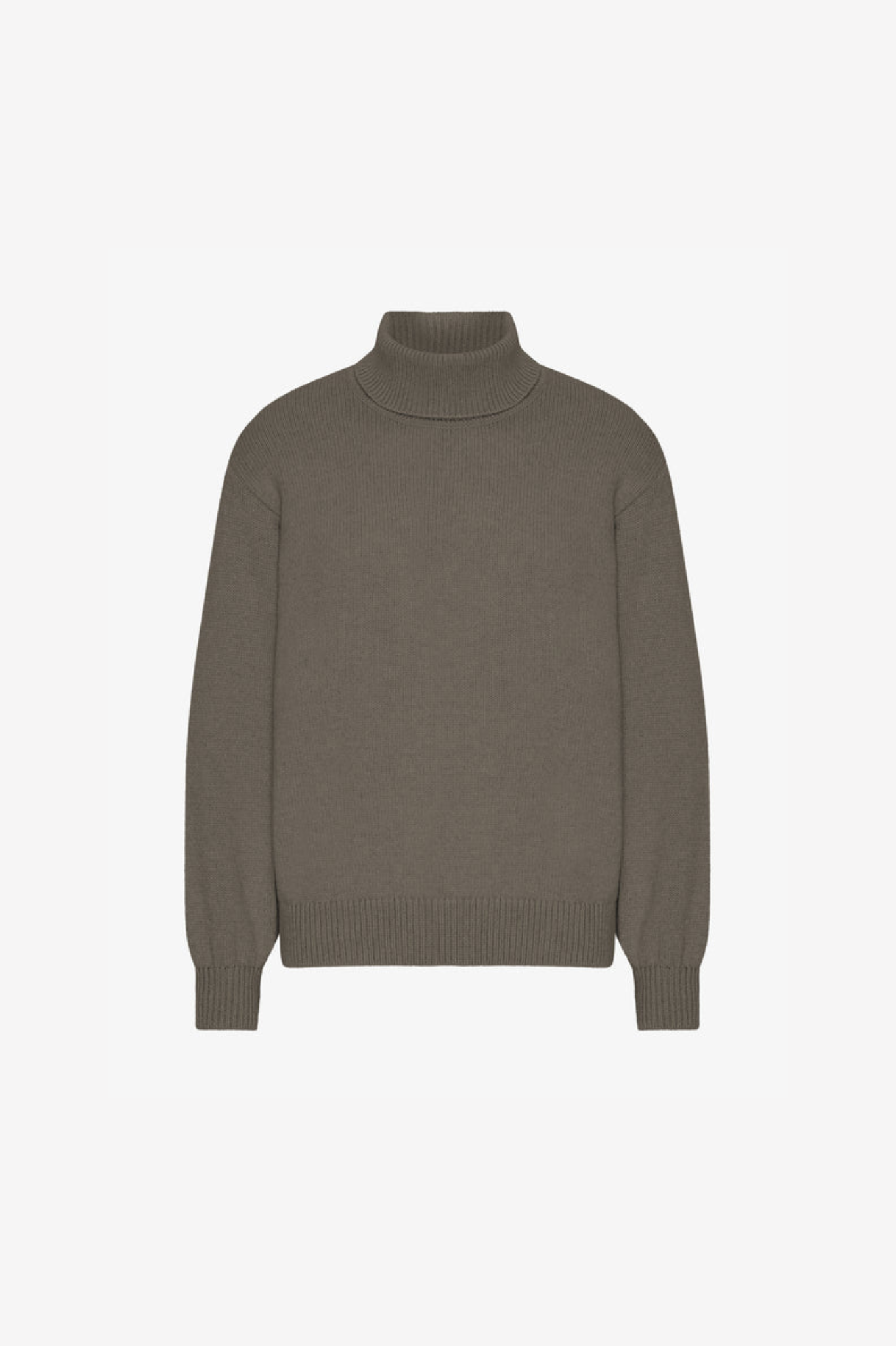 MERINO WOOL TURTLENECK - DUSTY OLIVE