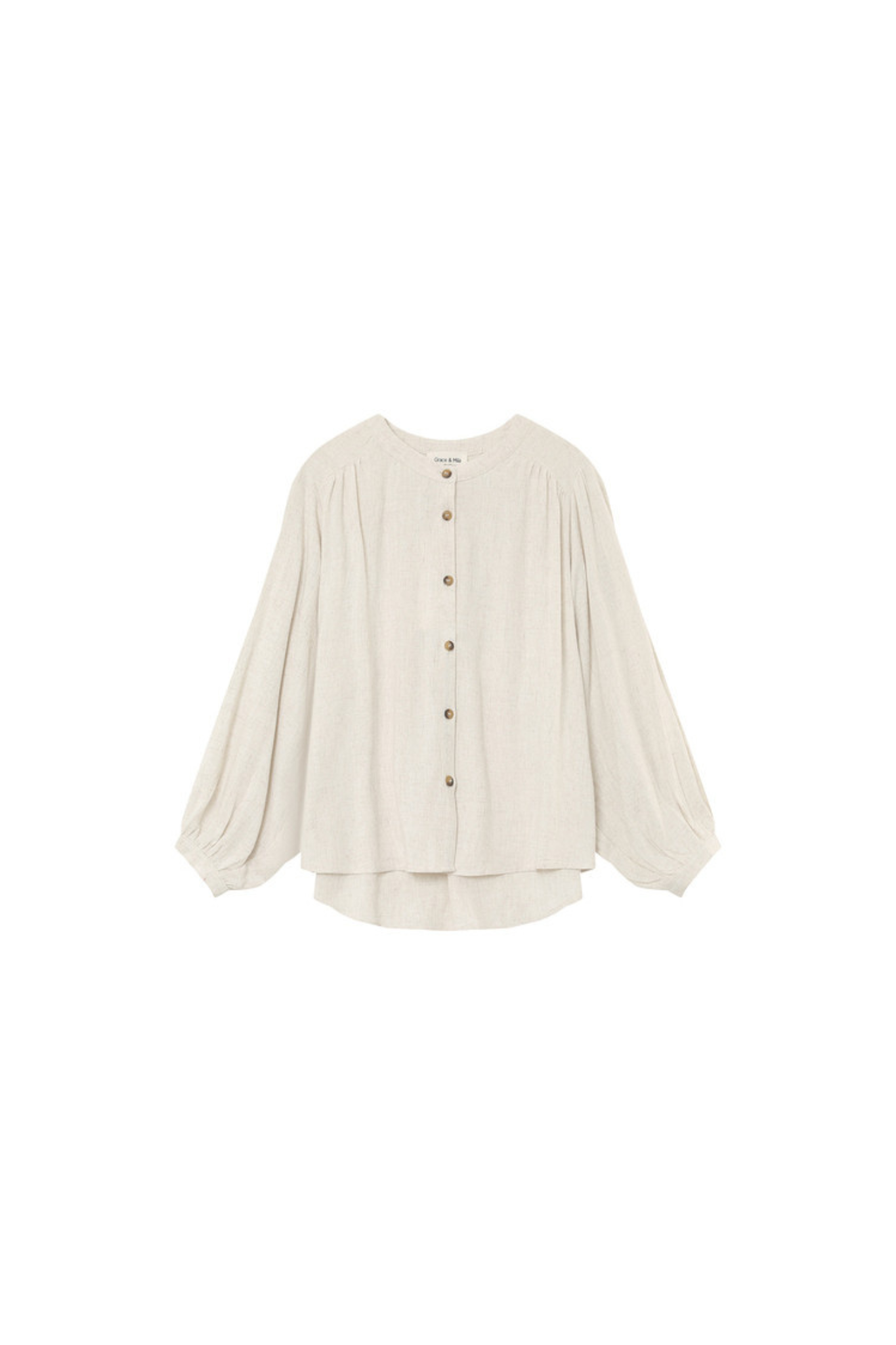 PORTRAIT BLOUSE - BEIGE