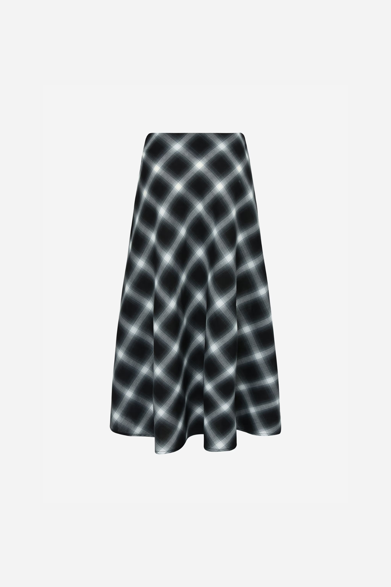 LIN SKIRT - NAVY CHECK