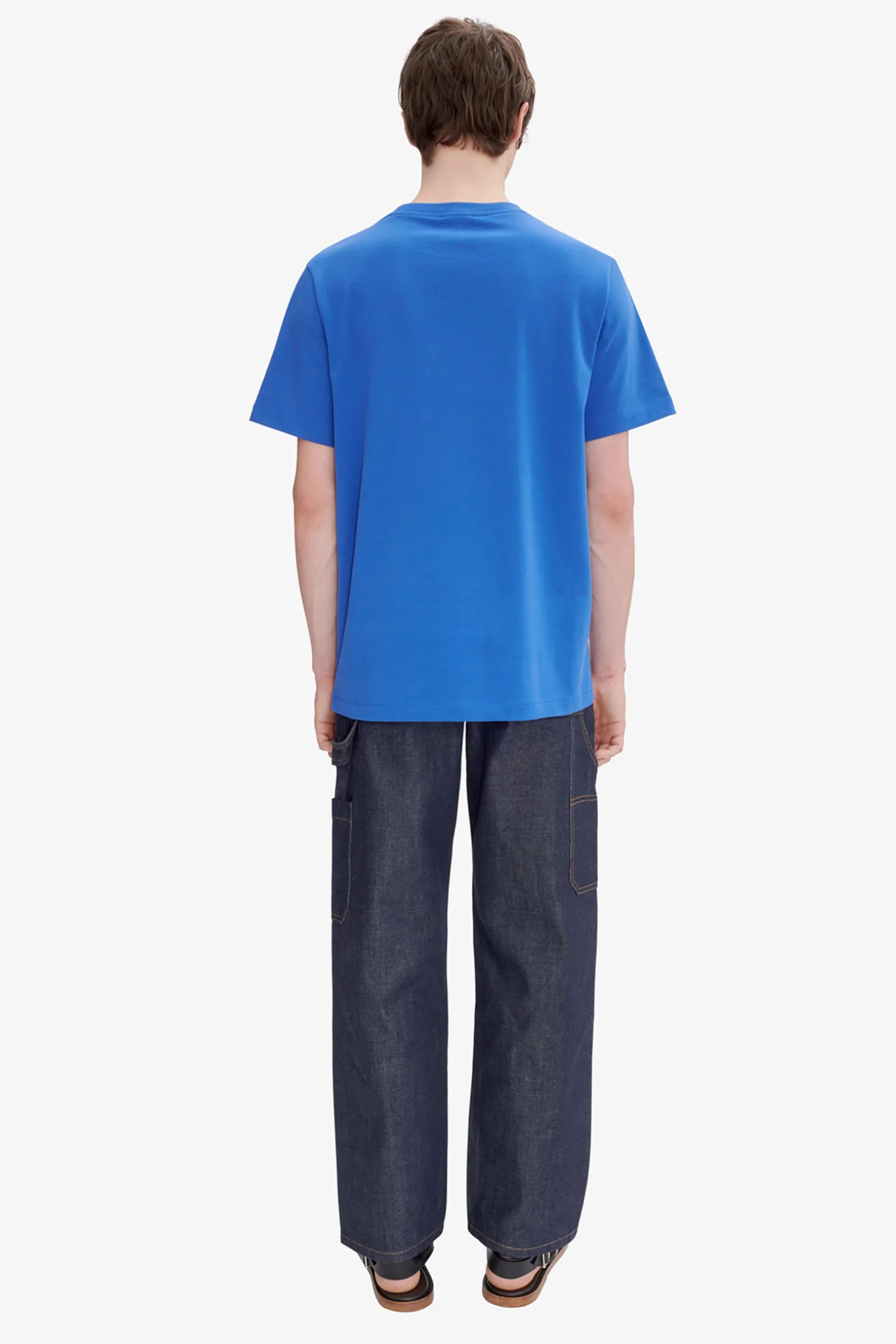 T-SHIRT STANDERD RUE MADAME - BLEU FONCE/BLANC