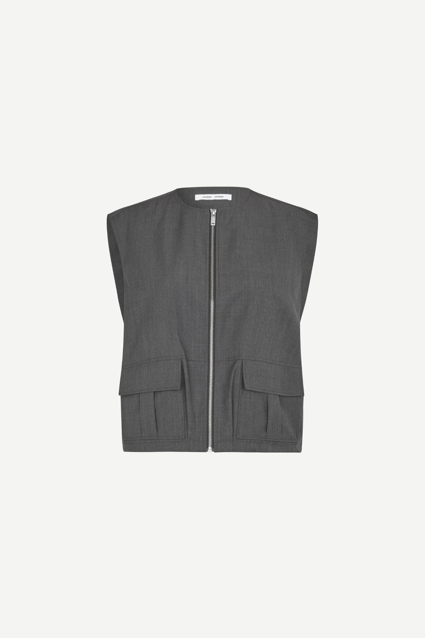 KELLY VEST - DARK GREY MEL