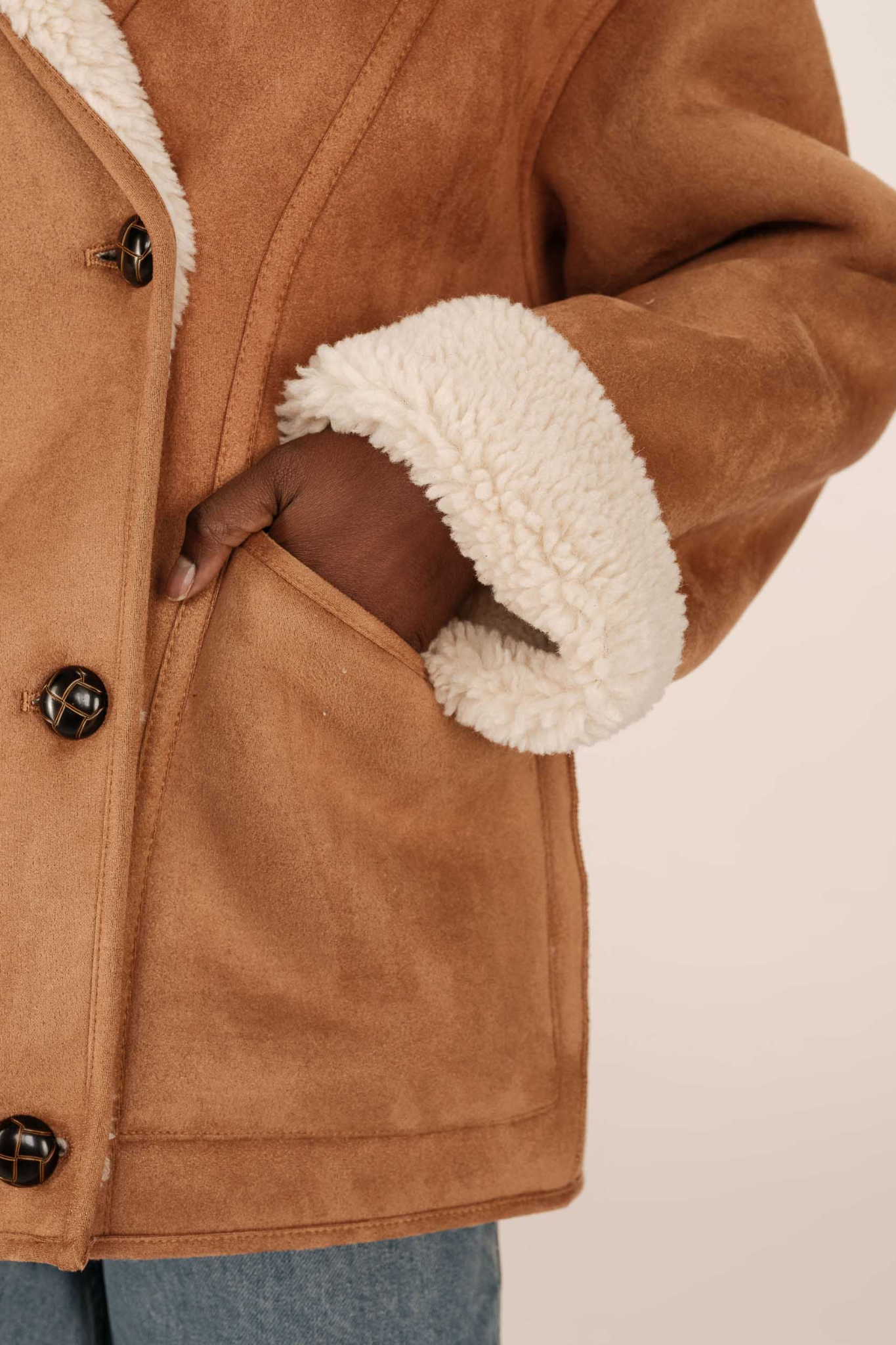 SWAN COAT - CAMEL