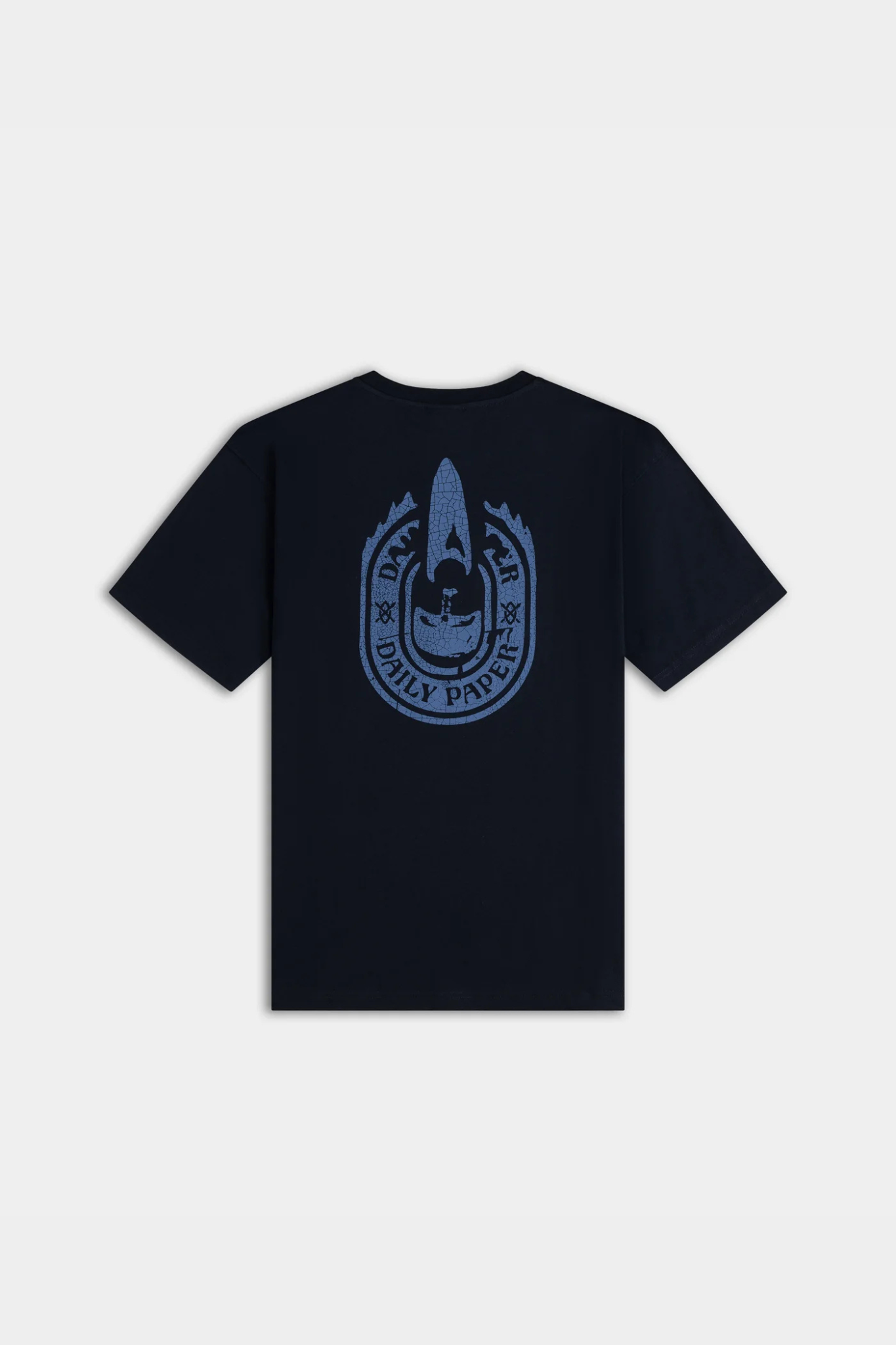 CANDLE LABEL BOXY SS T-SHIRT - SKY CAPTAIN BLUE