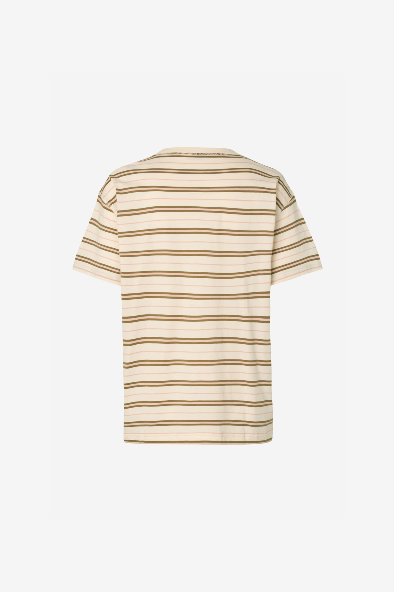 KULLA SS STRIPE T-SHIRT - ROSE CREAM STRIPE