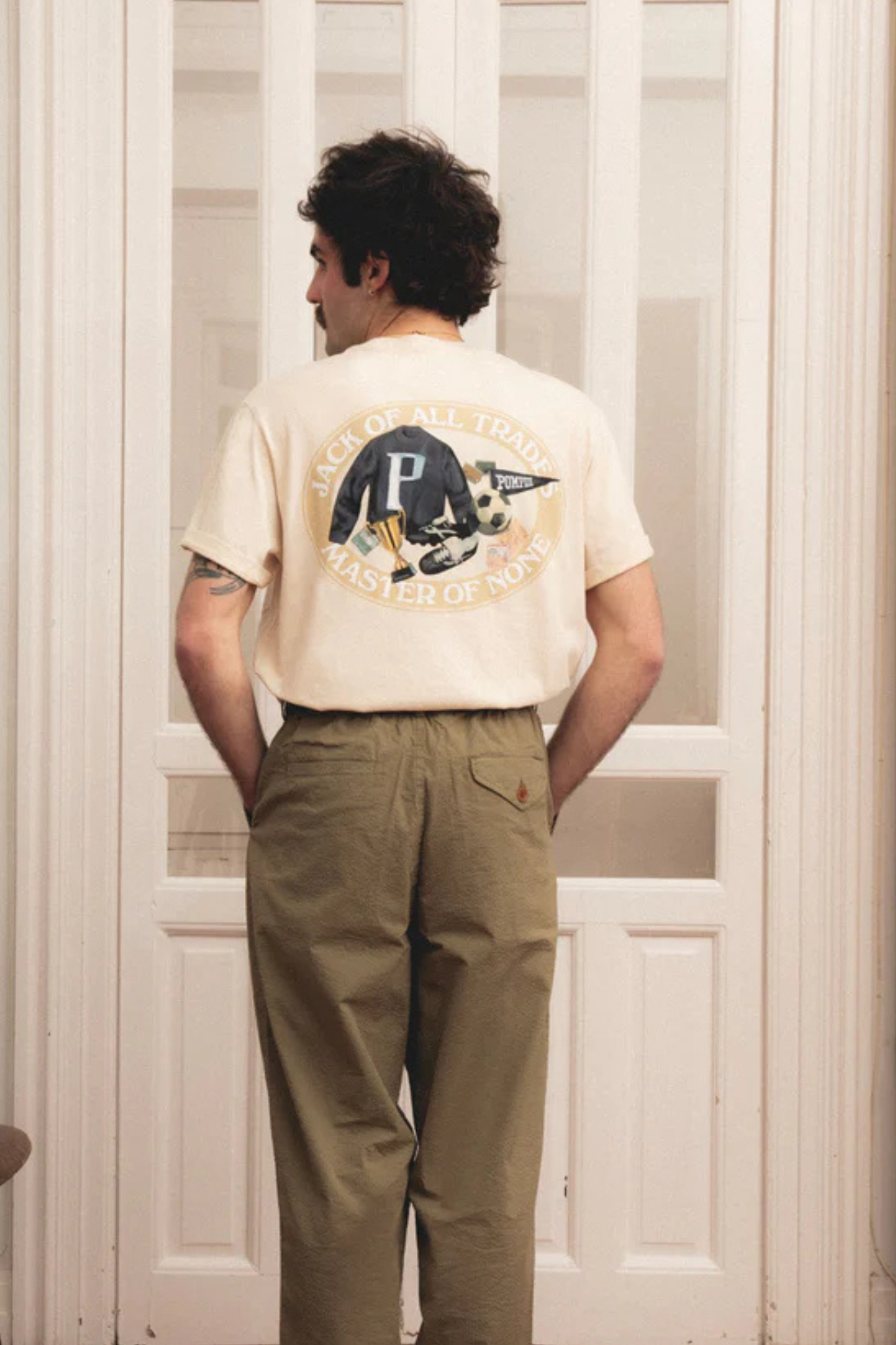 JACK OF ALL TRADES T-SHIRT - CREAM