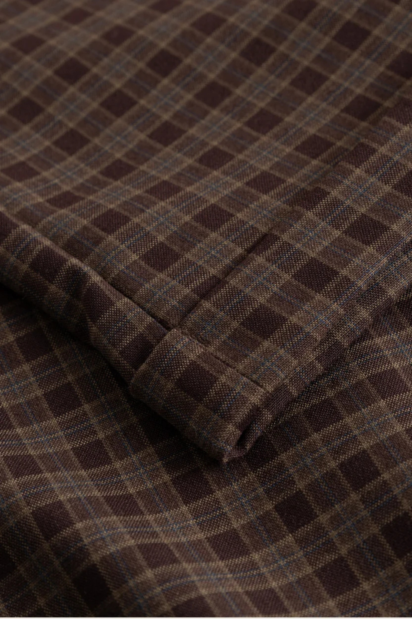 MAHA MW PANTS - DEVANA BROWN CHECK