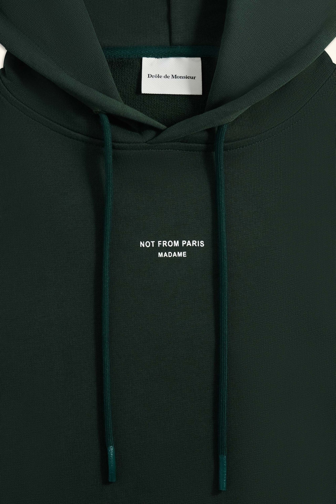 LE HOODIE SLOGAN CLASSIQUE - WATER GREEN