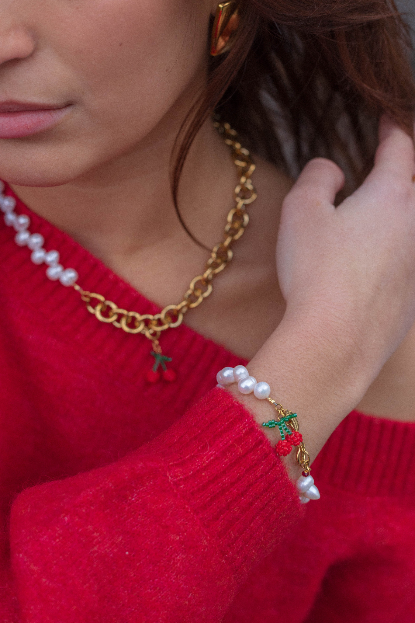 CHERRY ON TOP BRACELET