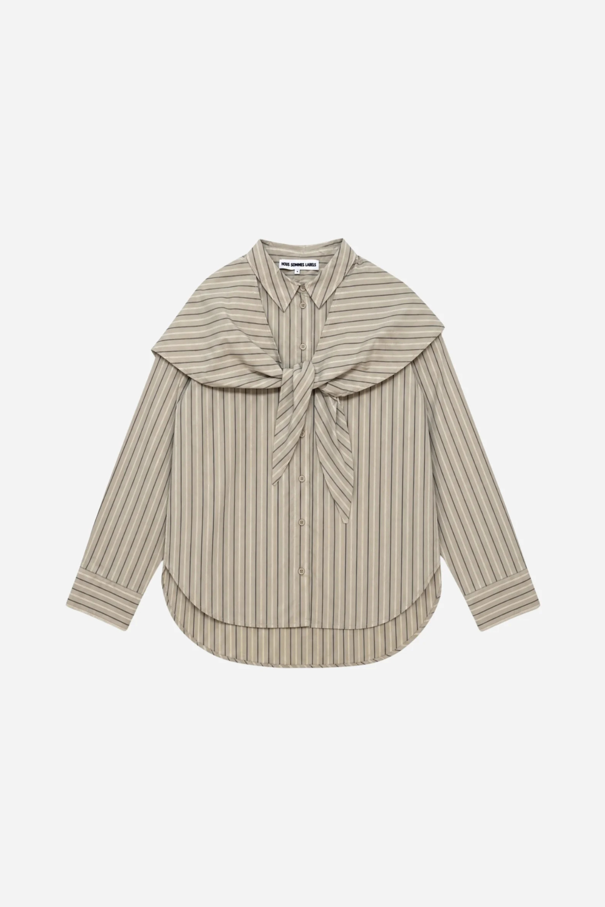 GRACE BLOUSE - BEIGE STRIPE