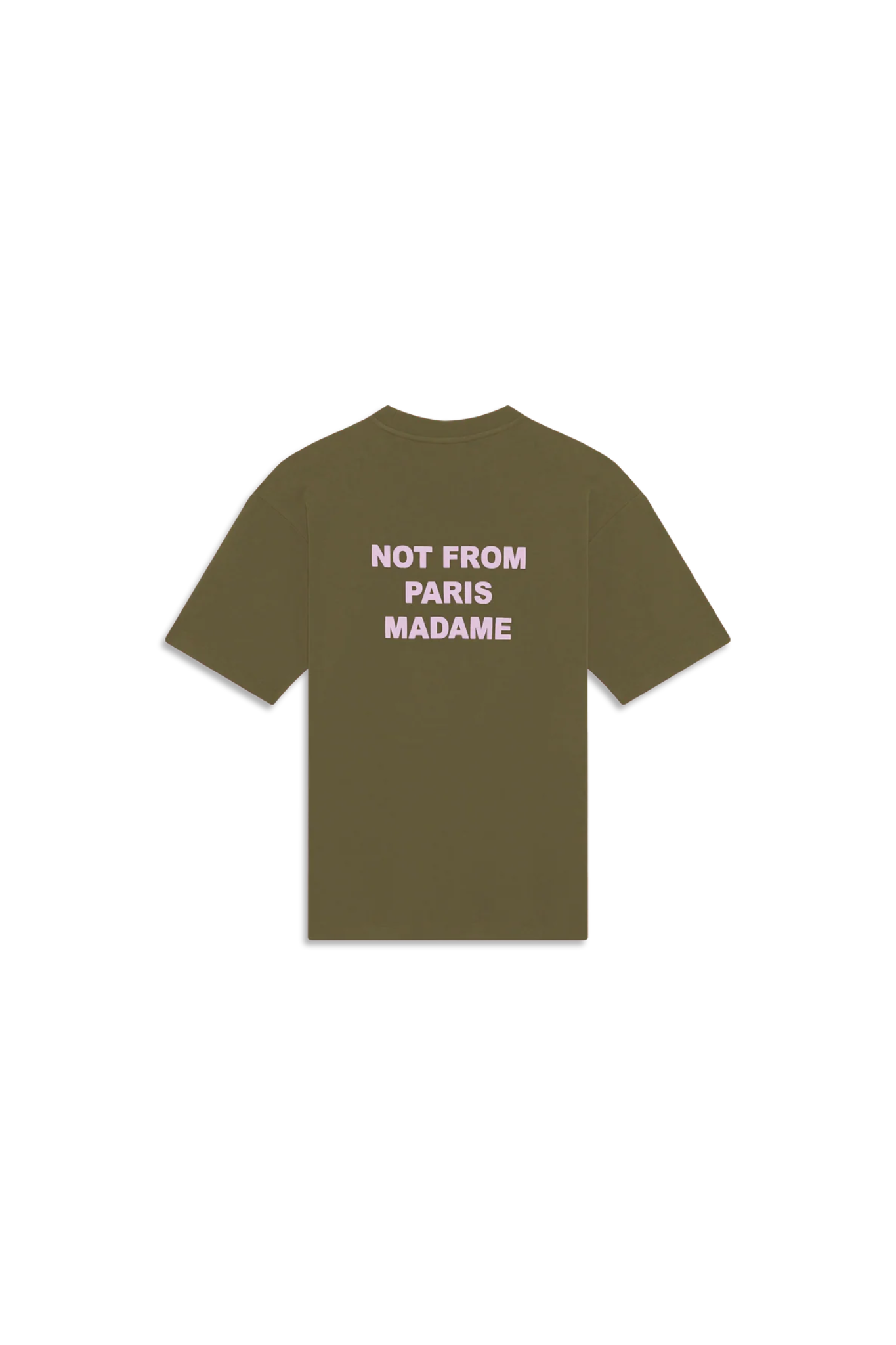 LE T-SHIRT SLOGAN - KHAKI