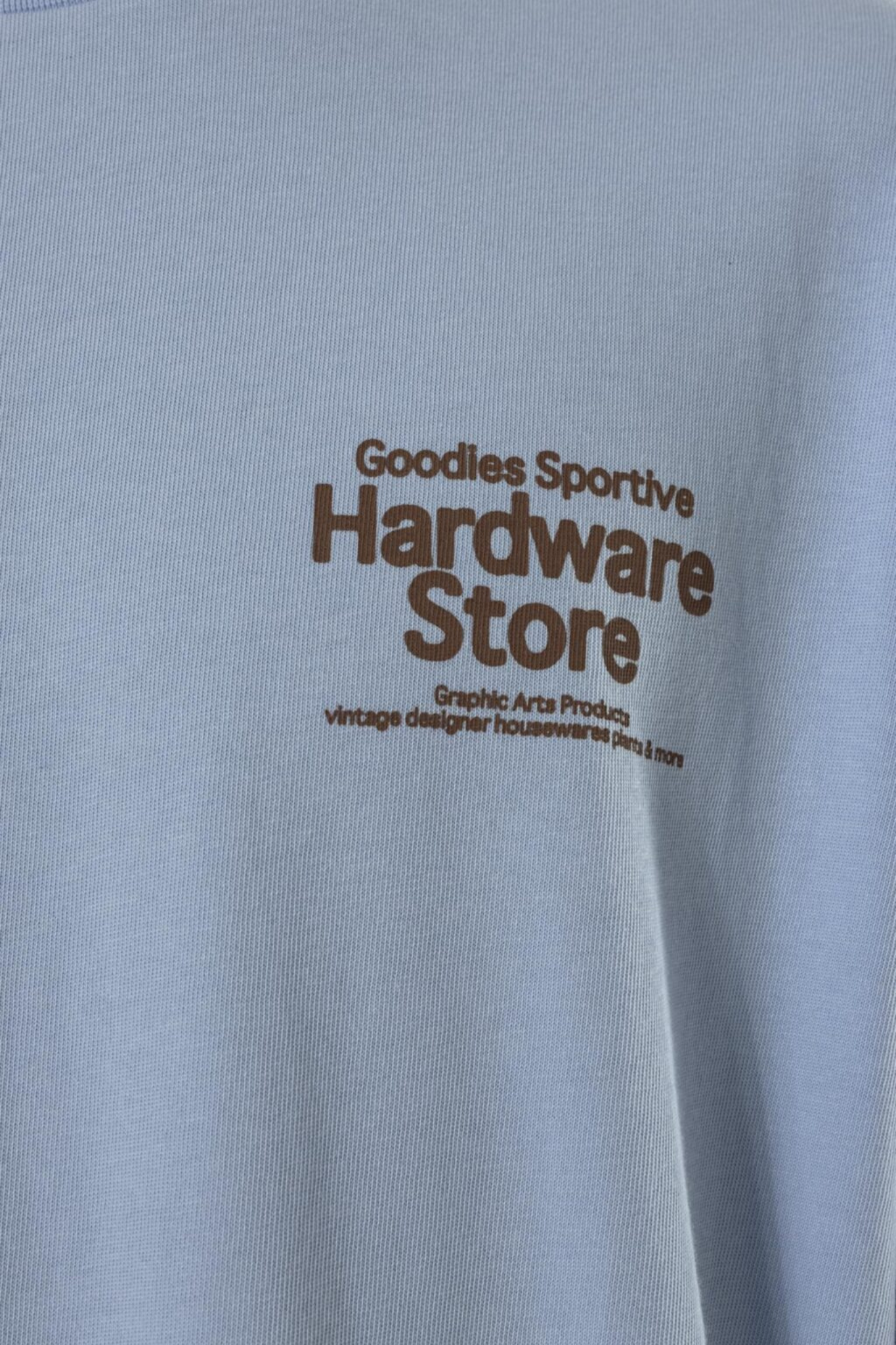 HARDWARE STORE T-SHIRT - BLUE/BROWN