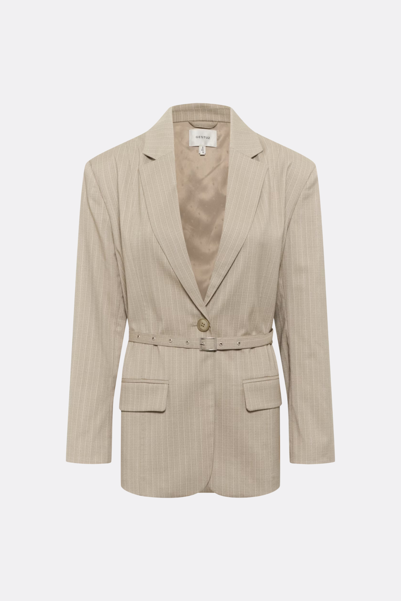 TIFF OZ BLAZER - PINSTRIPE DUST GREE
