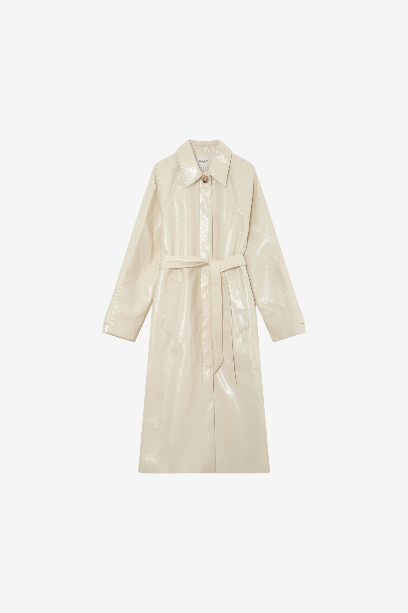 VELOURS COAT - VANILLE