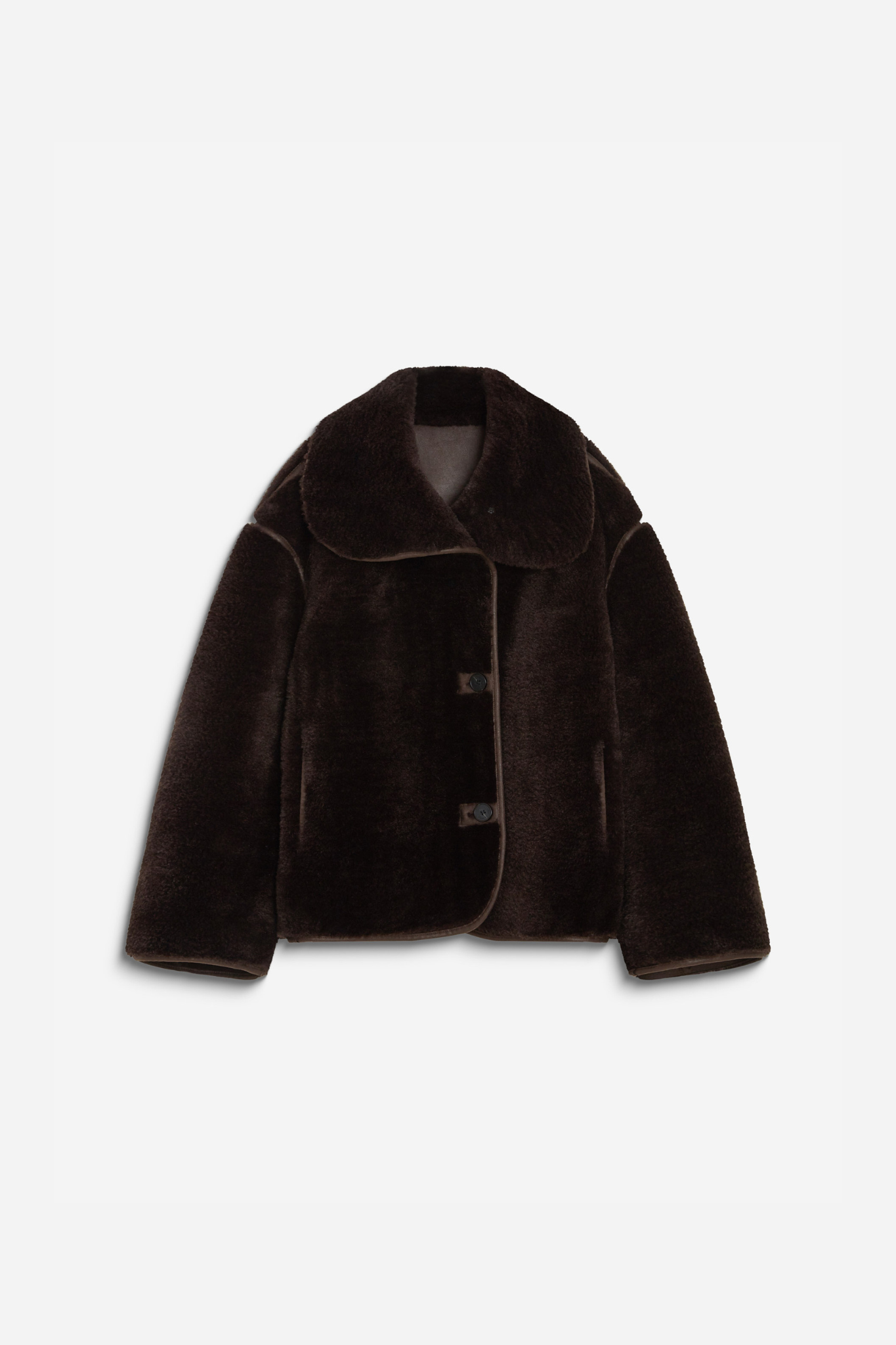 AMELIO COAT - CHOCOLAT