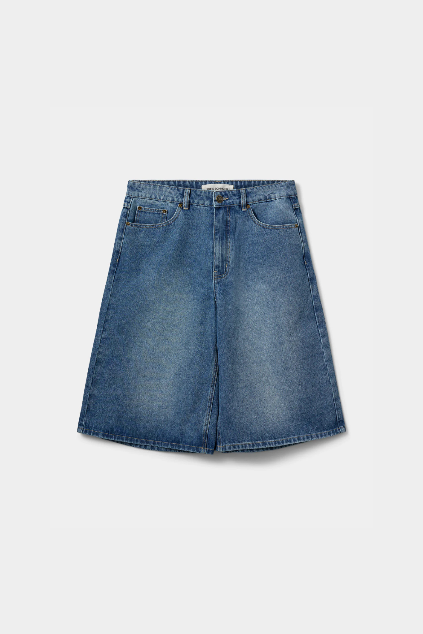 STOKE OVERSIZED SHORTS - DENIM BLUE