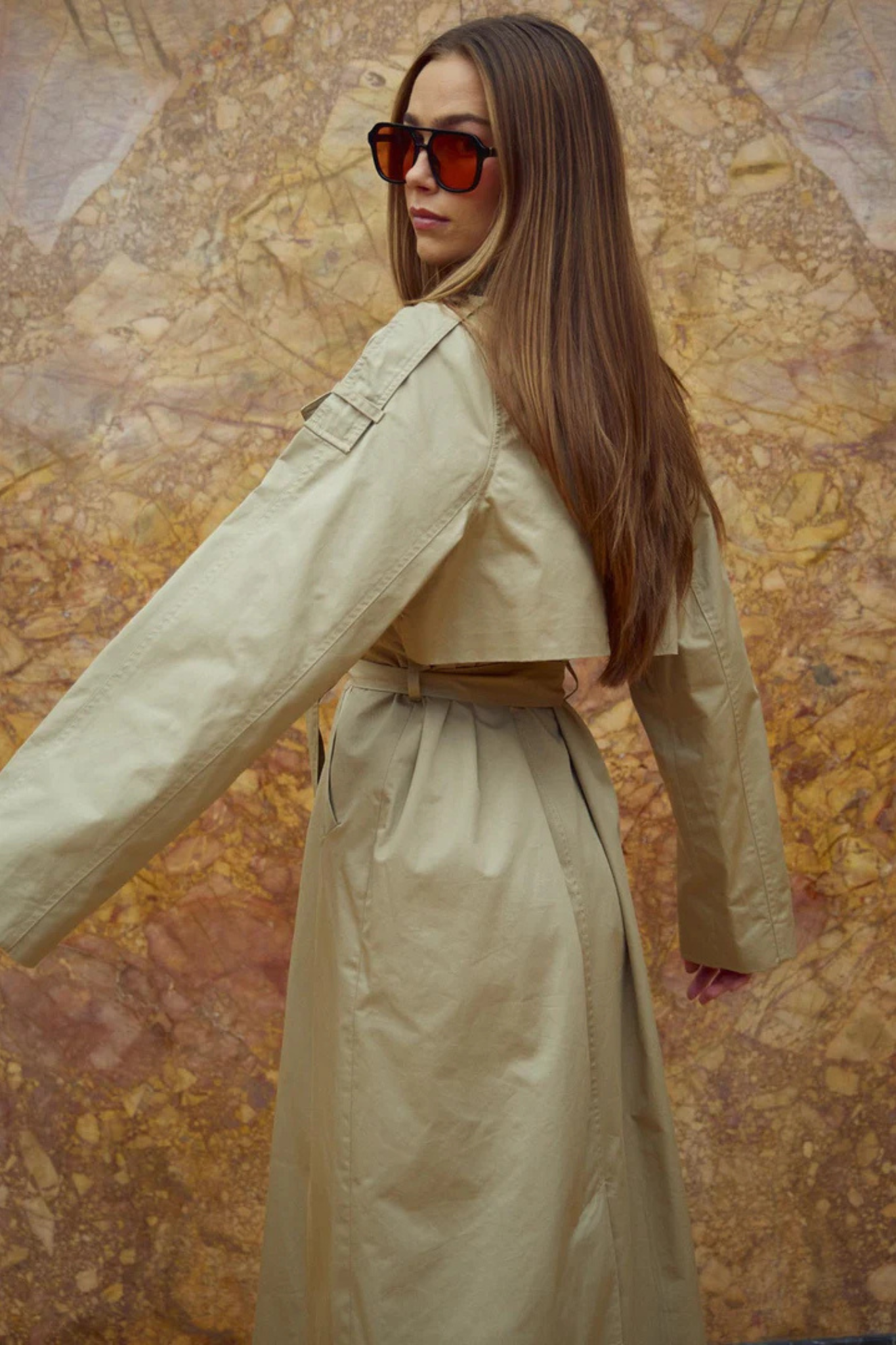 LEONE COAT - WARM SAND