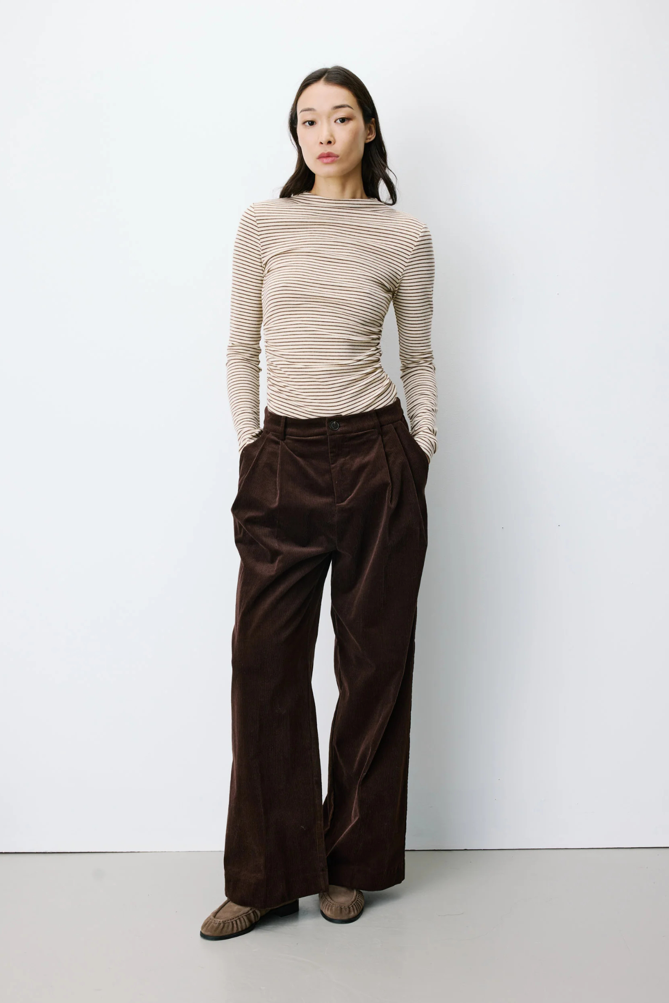 ABRIEL PANTS - CHOCOLAT