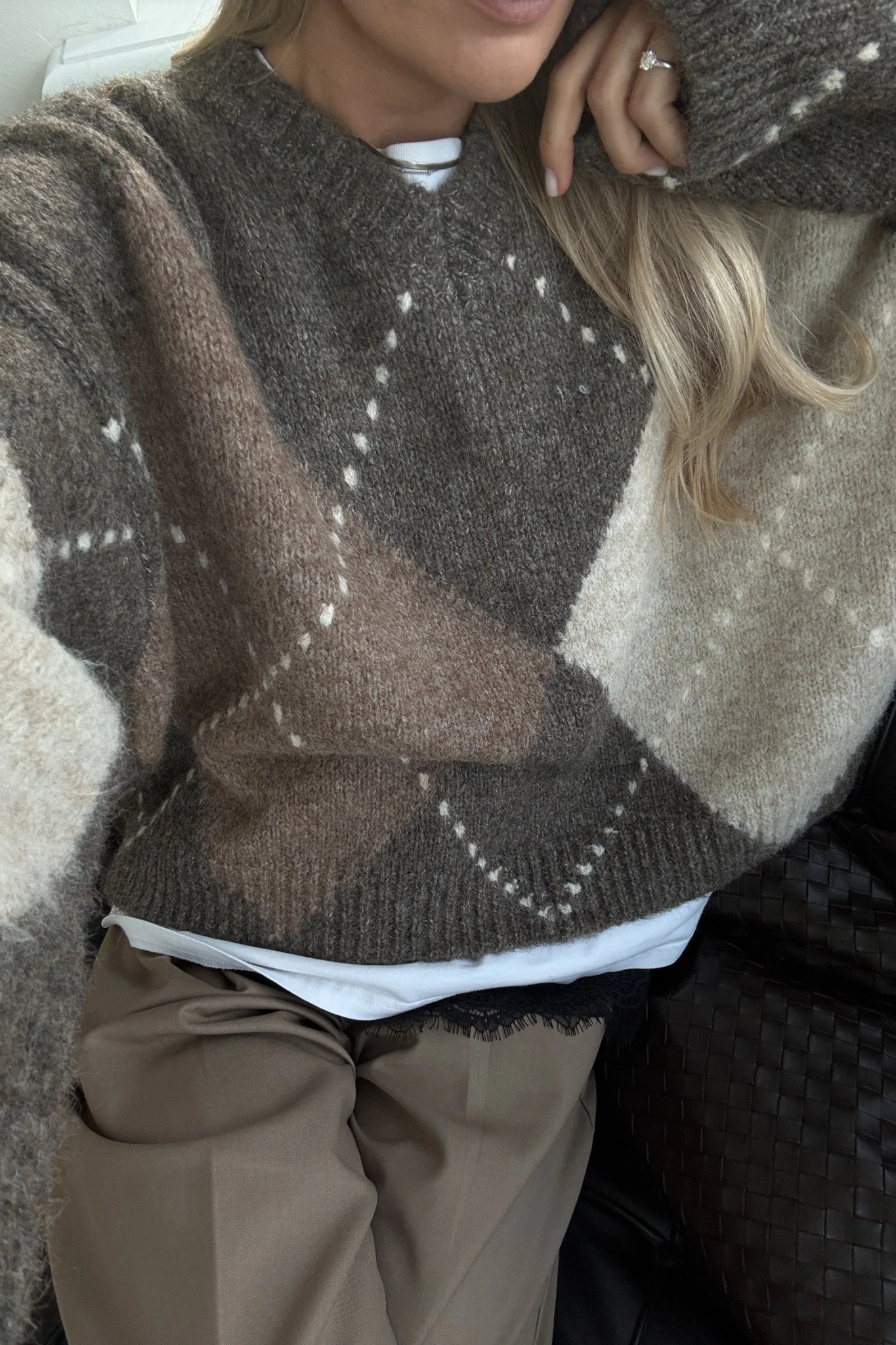 LAI KNIT - ASH BROWN MIX