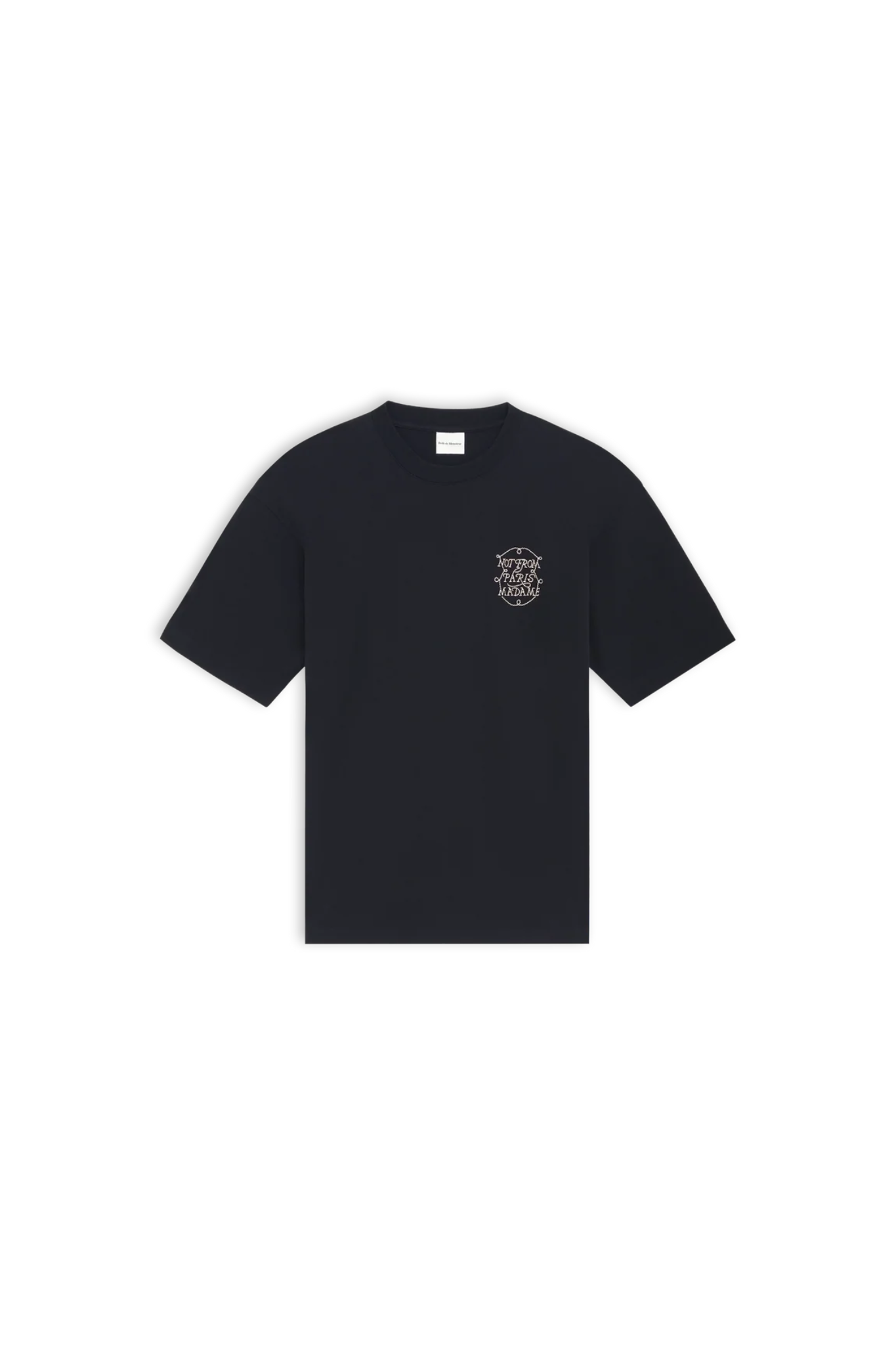 LE T-SHIRT SLOGAN TRESSES - BLACK