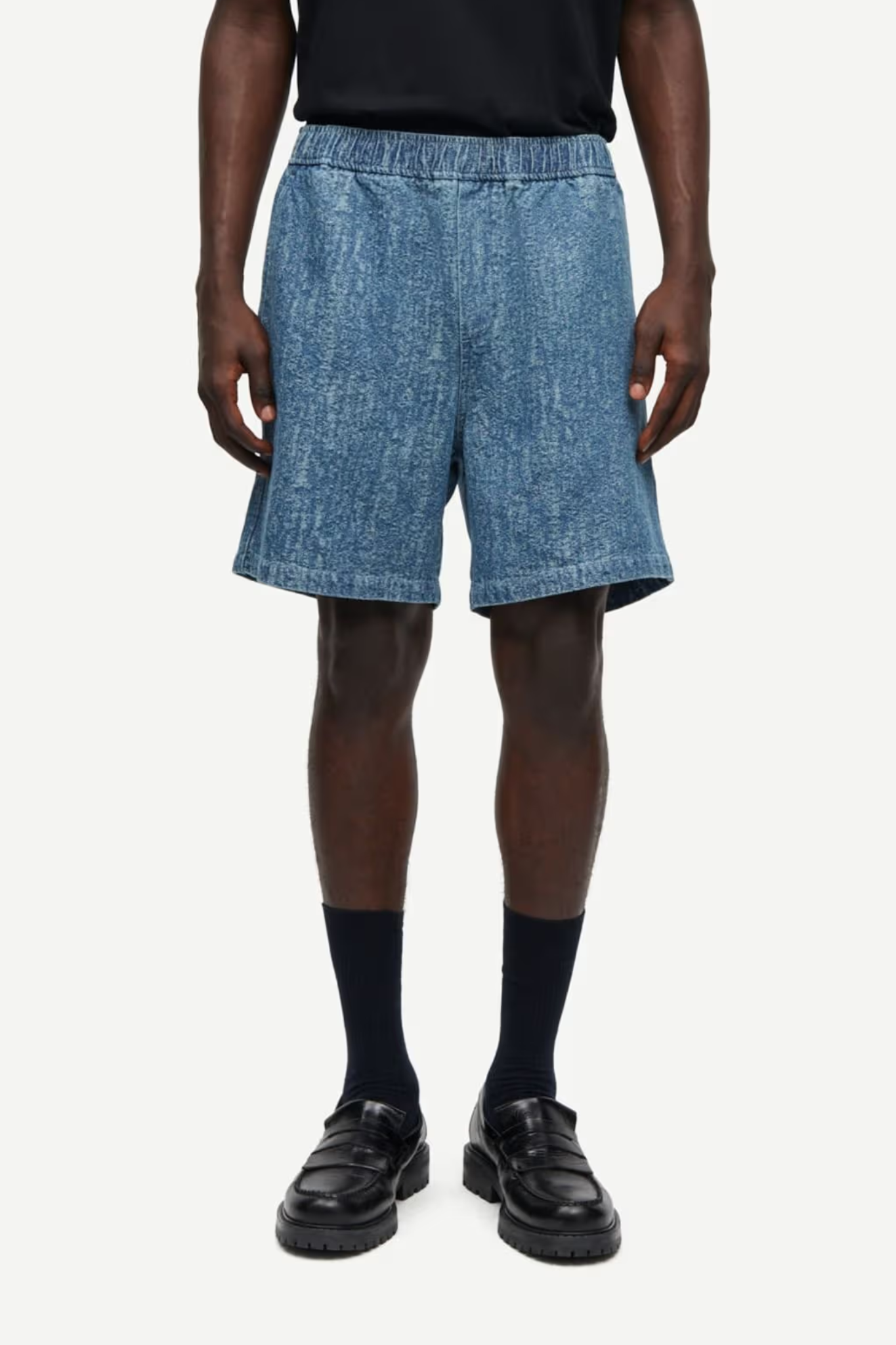 SAJABARI SHORTS 15240 - WASHED DENIM