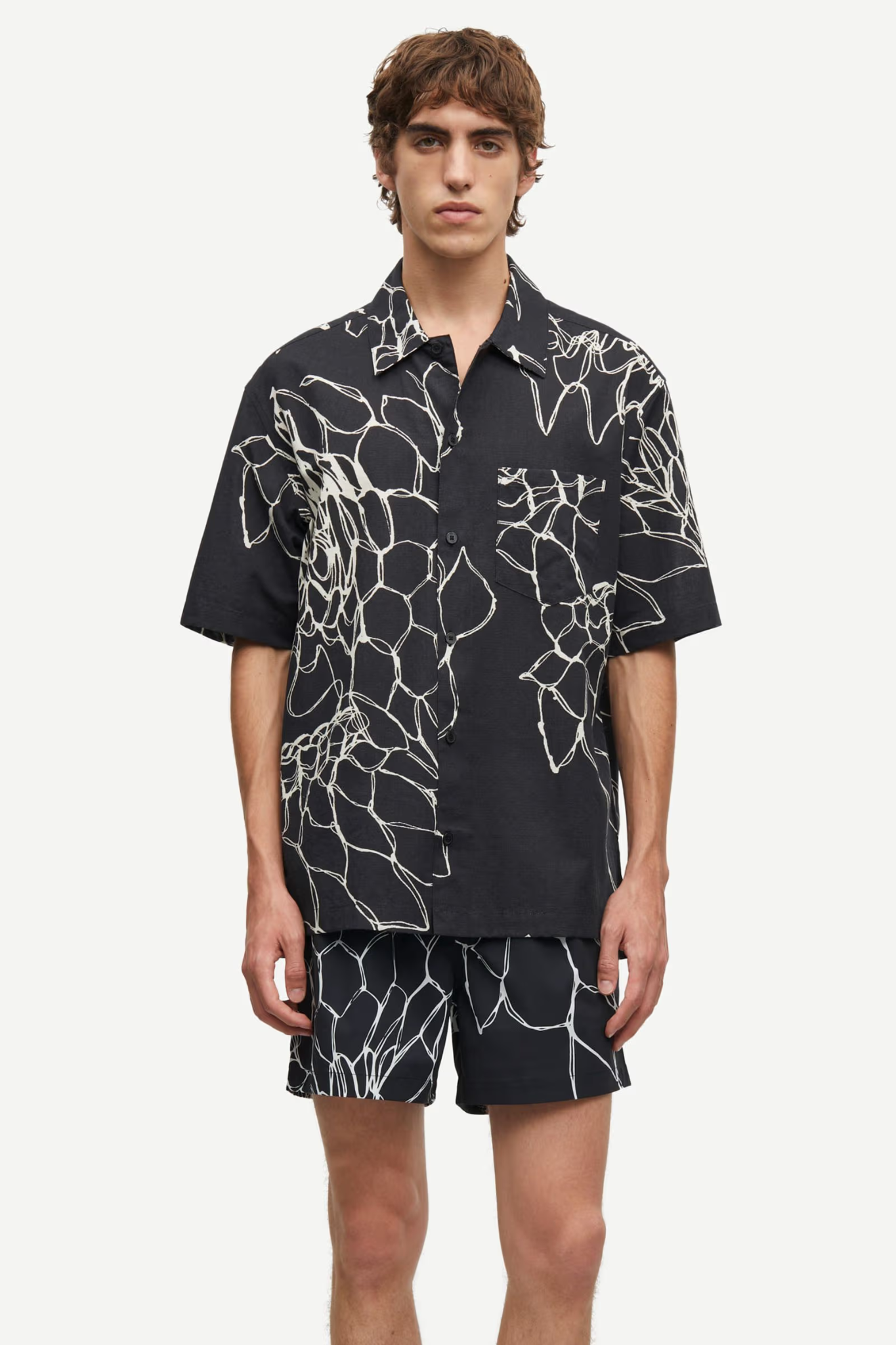SAAYO P SHIRT 15585 - WIRE PRINT