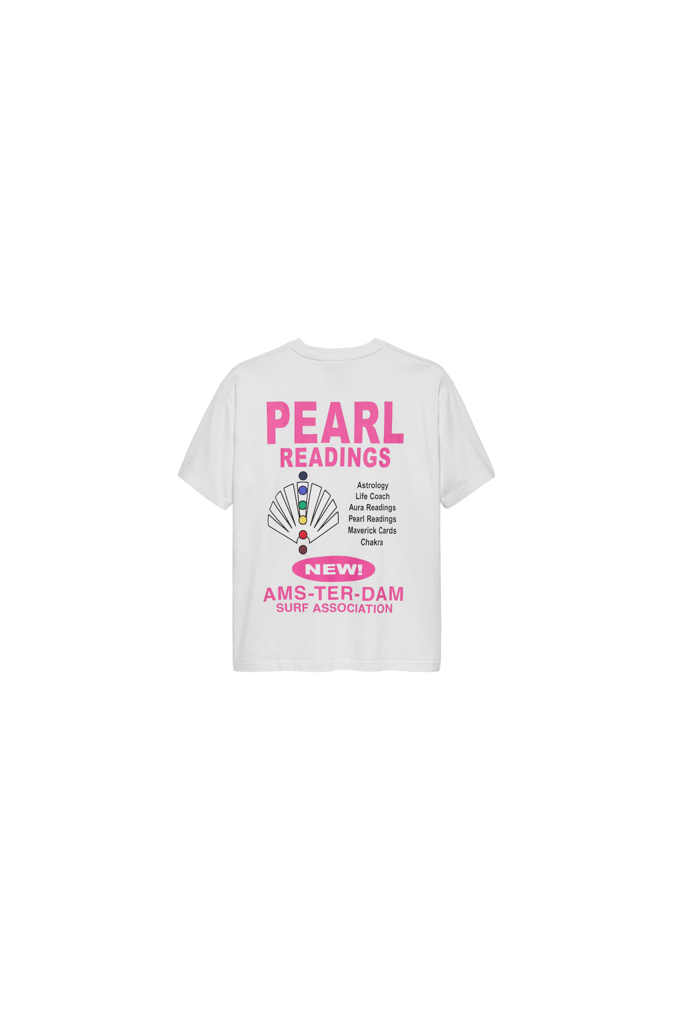 PEARL READINGS T- SHIRT - WASHED WHITE