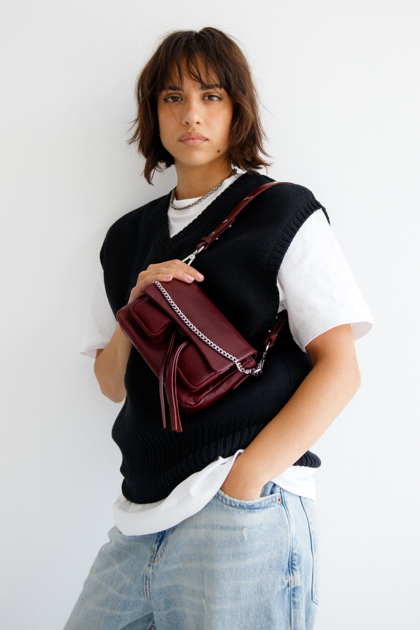 MAX MINI BAG - BURGUNDY