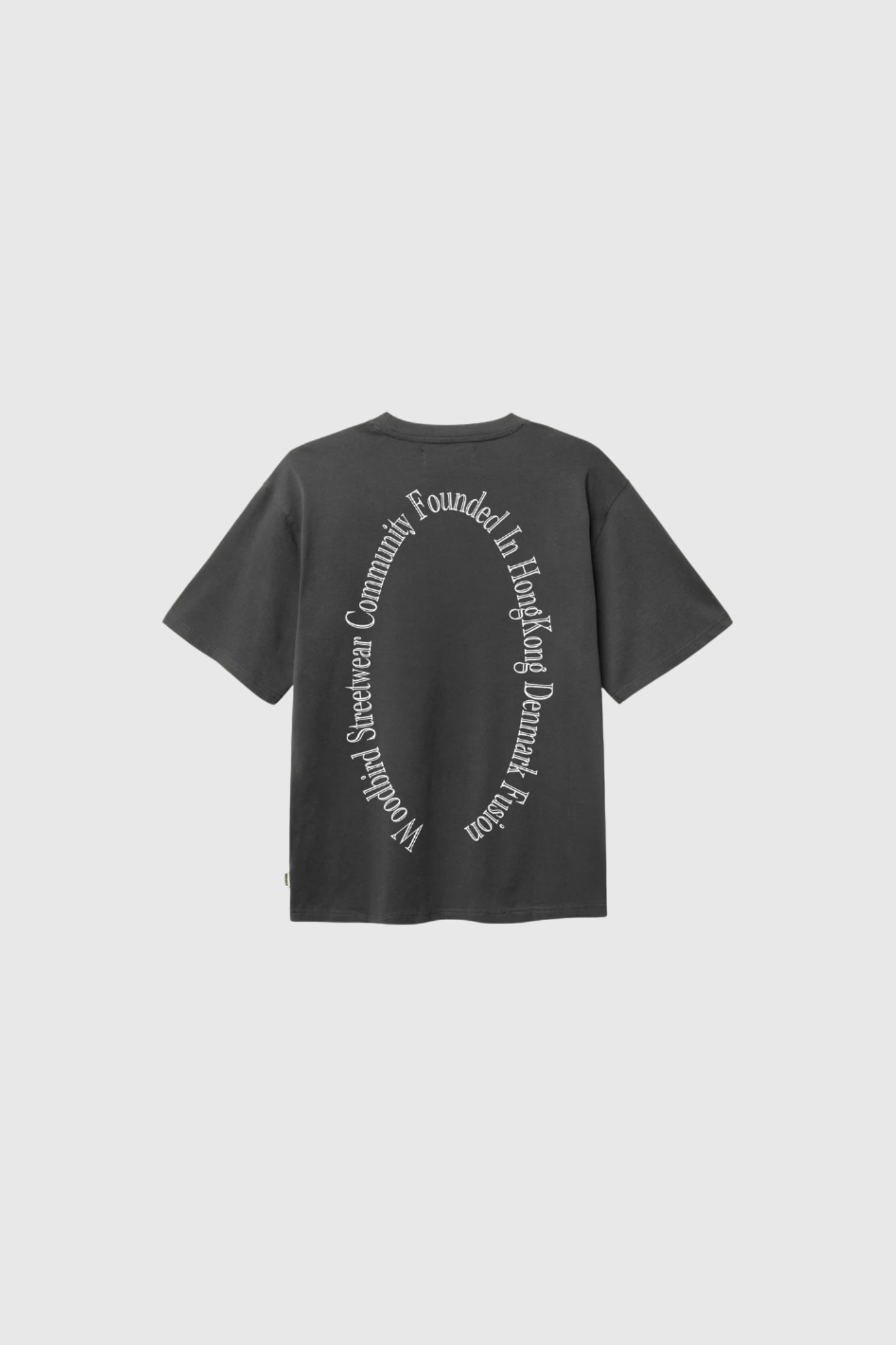 BAINE FOUNDED TEE - ASPHALT