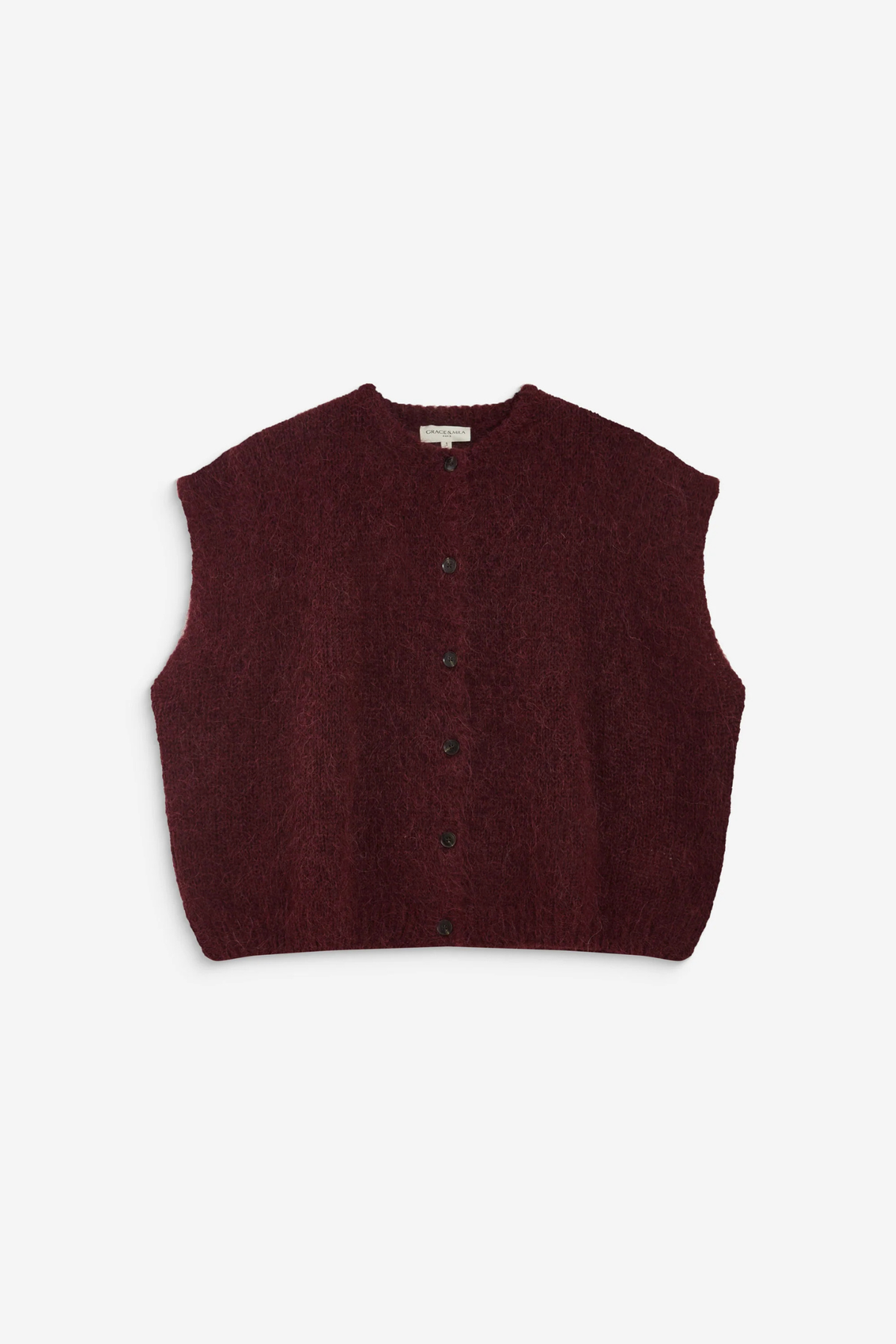 ADDISON CARDIGAN - AUBERGINE
