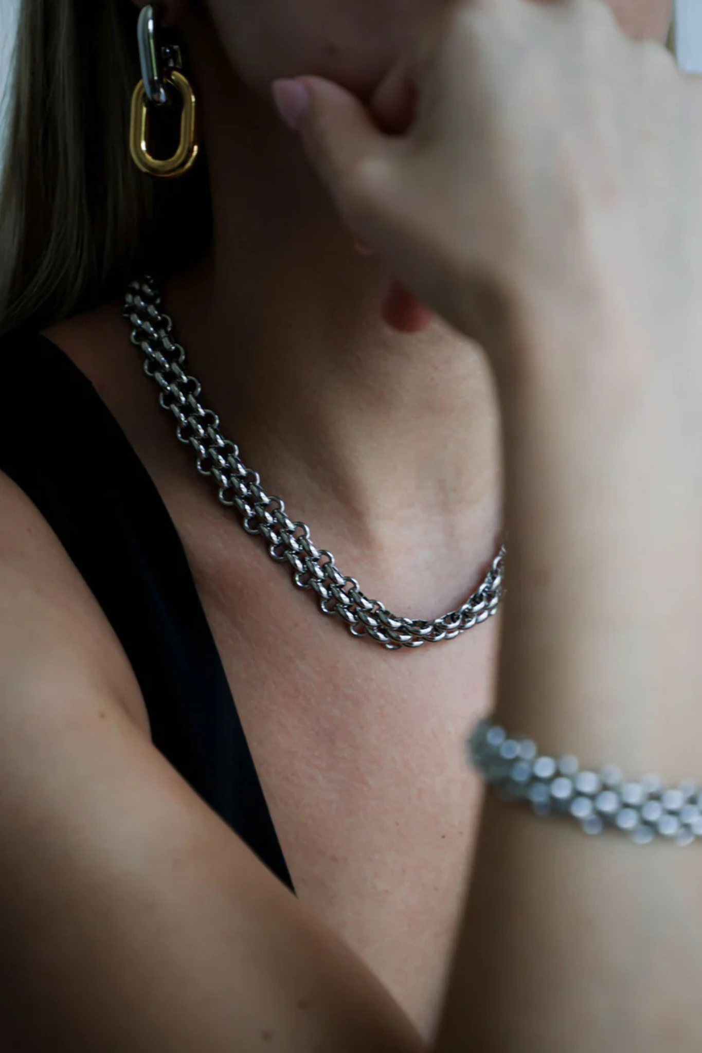 RENEE NECKLACE - SILVER