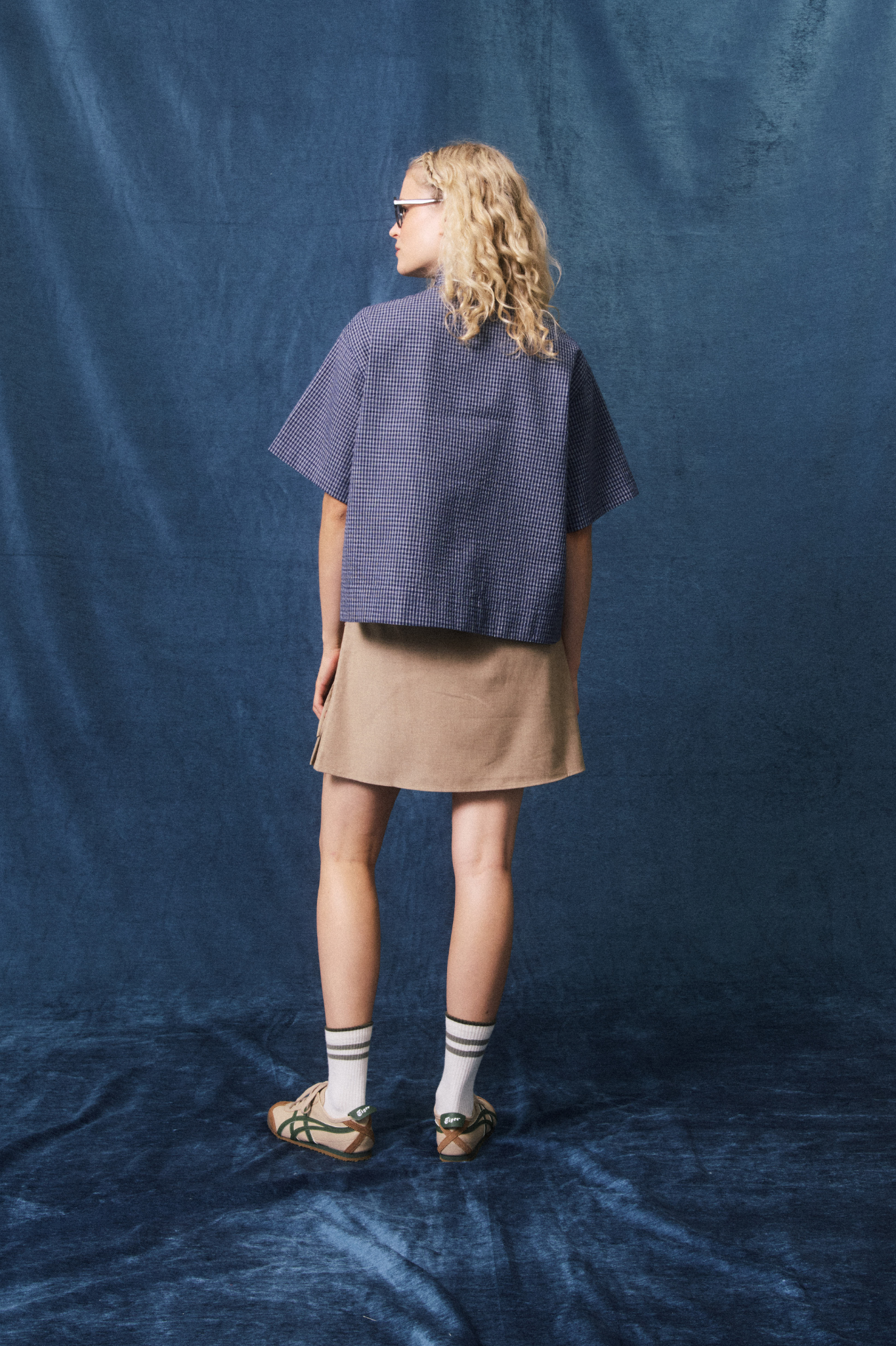NAOMI SHIRT - NAVY BLUE