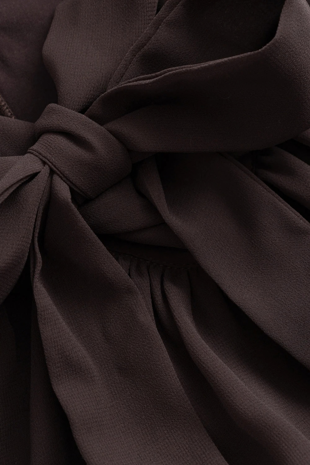 MARJOLAINE BLOUSE - CHOCOLATE